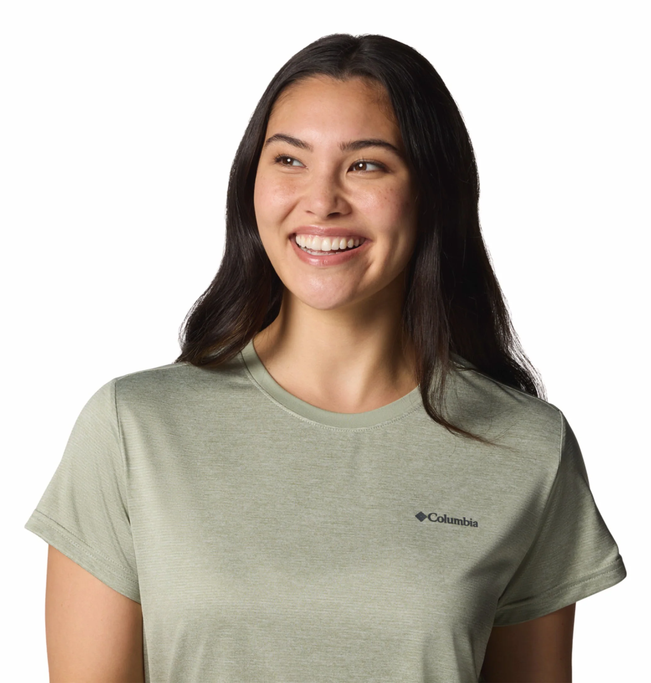 Columbia Women Green Omni-Wick BlueVista Hill Tshirt - Image 6