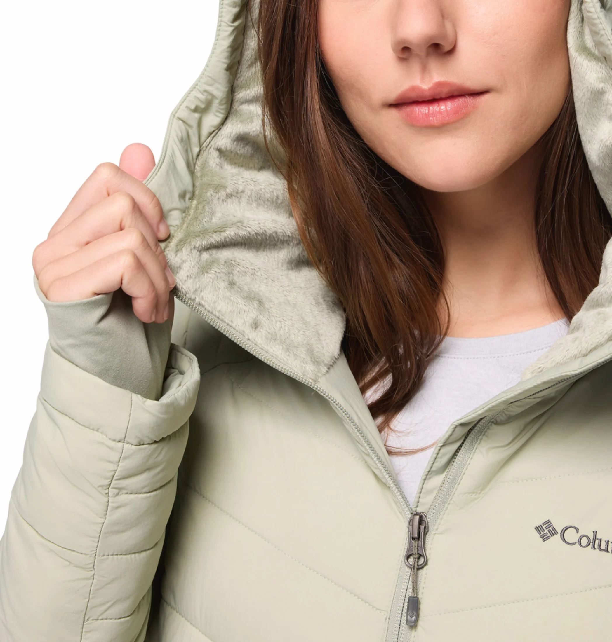 Columbia Women Green OmniHeat Infinity Joy Peak II Jacket - Image 8