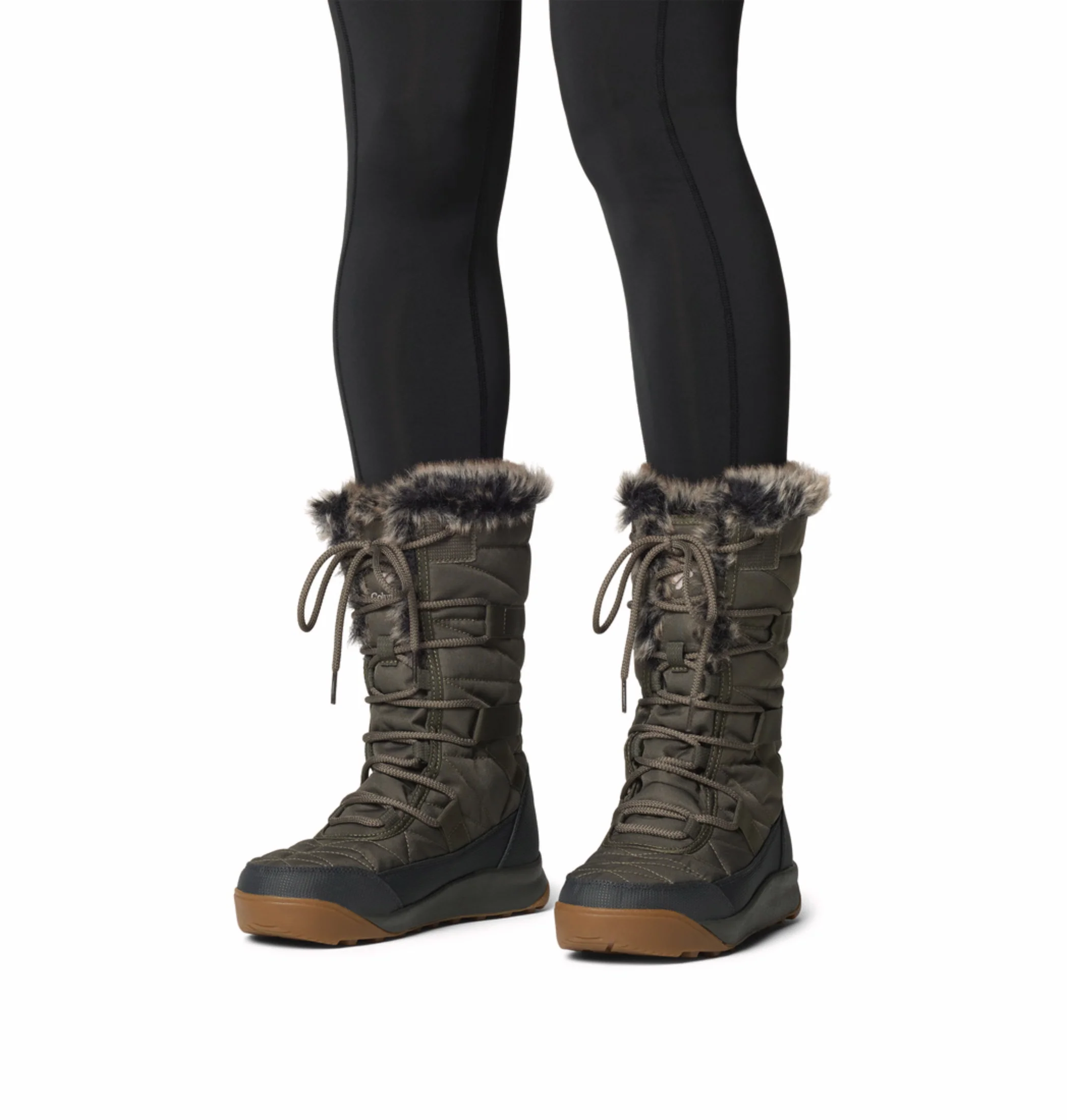 Columbia Women Green OmniHeat Reflective Minx IV Waterproof Snow Sports Boots - Image 12