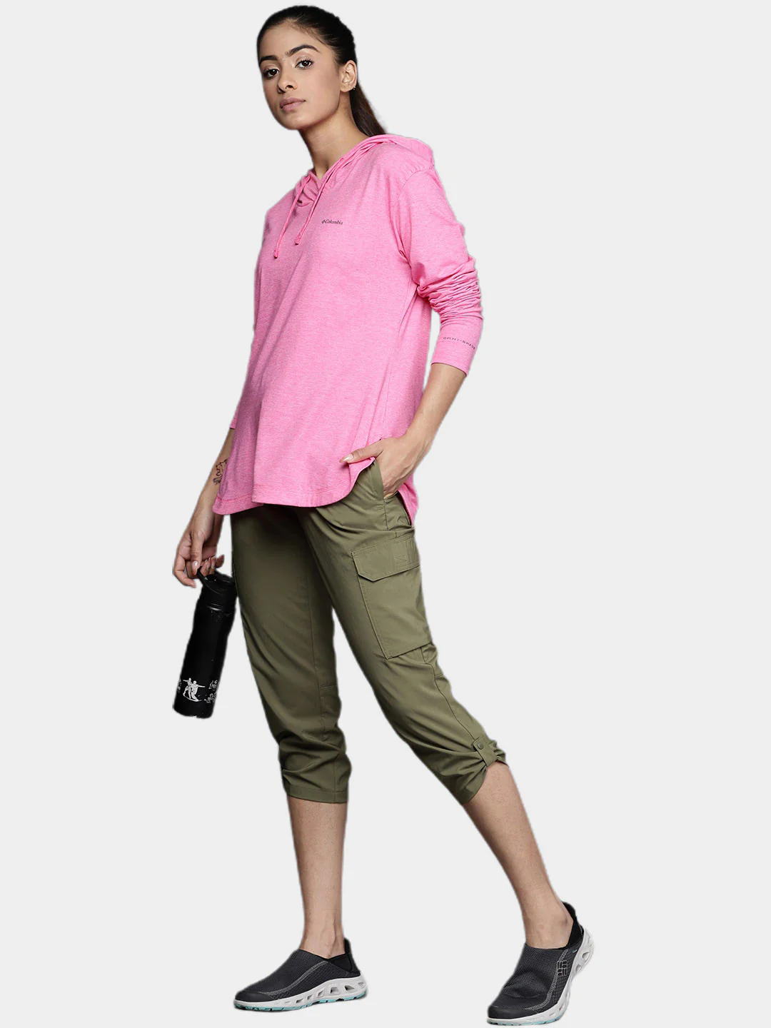 Columbia Women Green Silver Ridge Utility Capri (Sun Protection) - Image 11