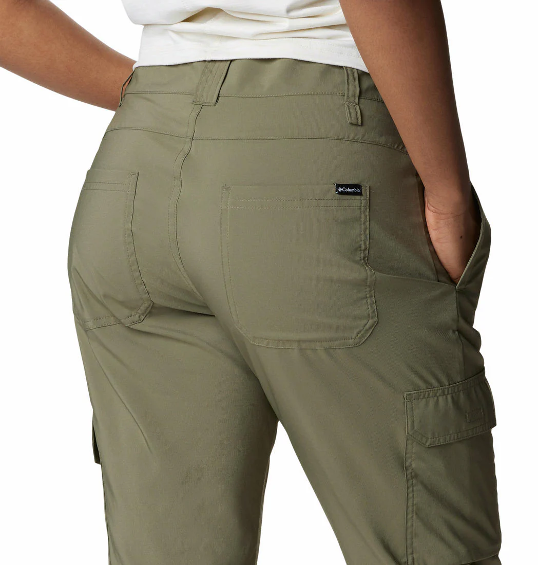 Columbia Women Green Silver Ridge Utility Capri (Sun Protection) - Image 4