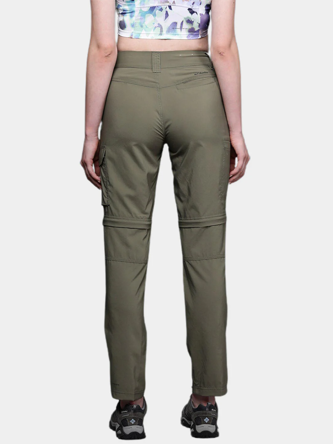 Columbia Women Green Silver Ridge Utility Convertible Pant (Sun Protection) - Image 14