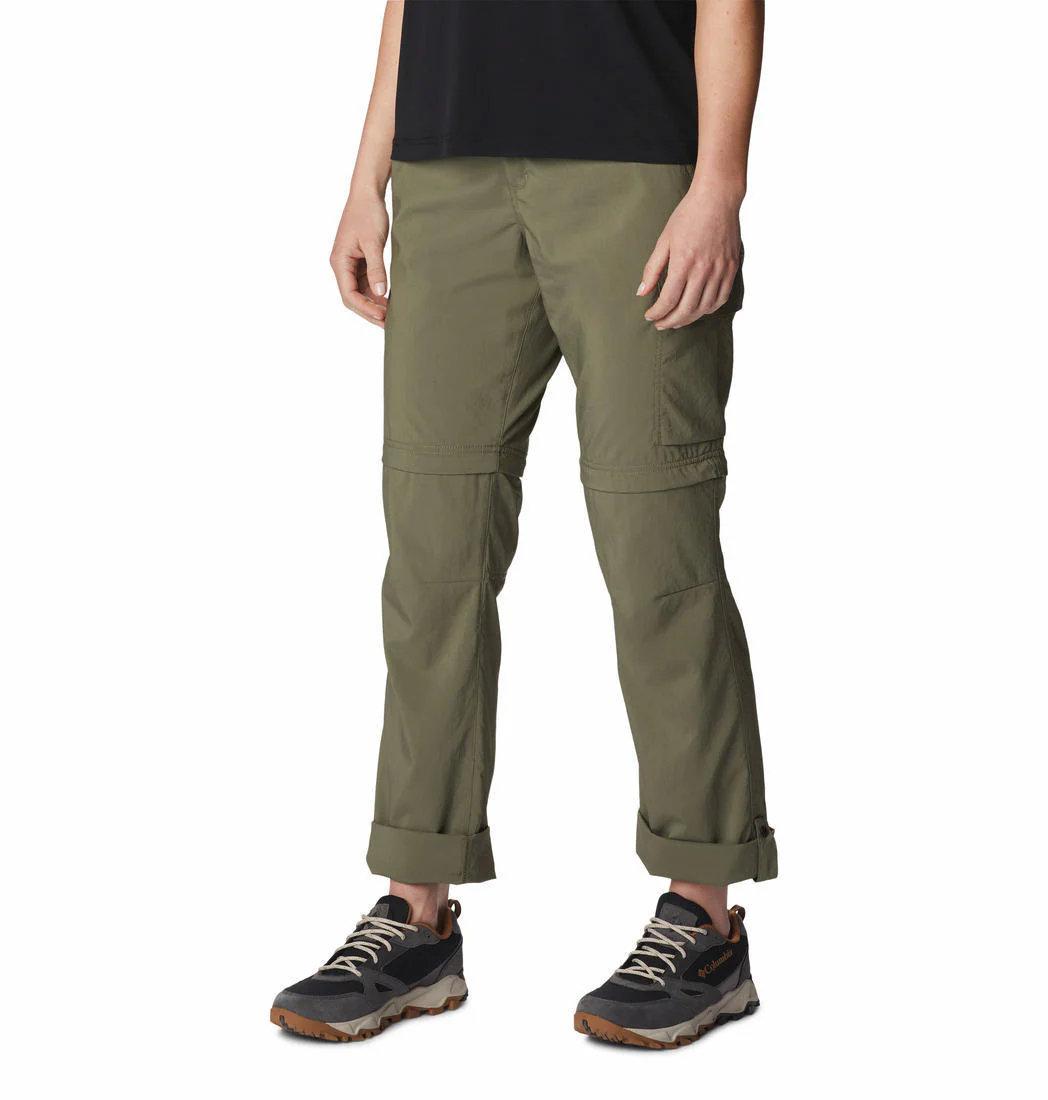 Columbia Women Green Silver Ridge Utility Convertible Pant (Sun Protection) - Image 5