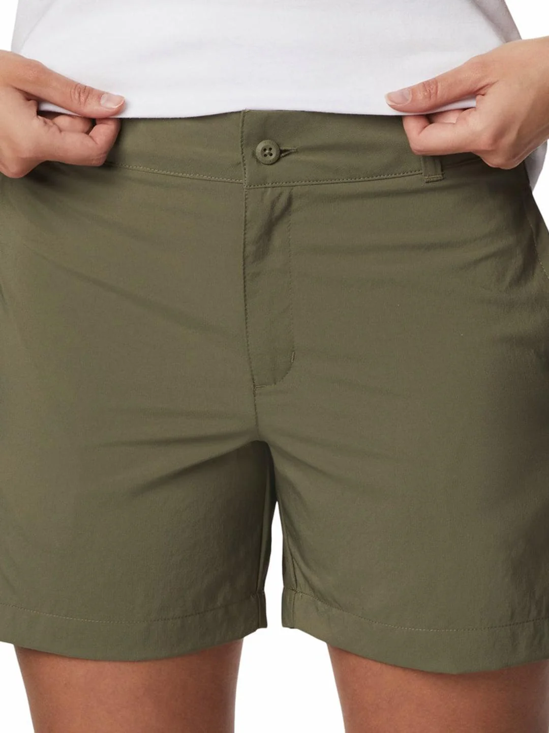Columbia Women Green Silver Ridge Utility Short (Sun Protection) - Image 6
