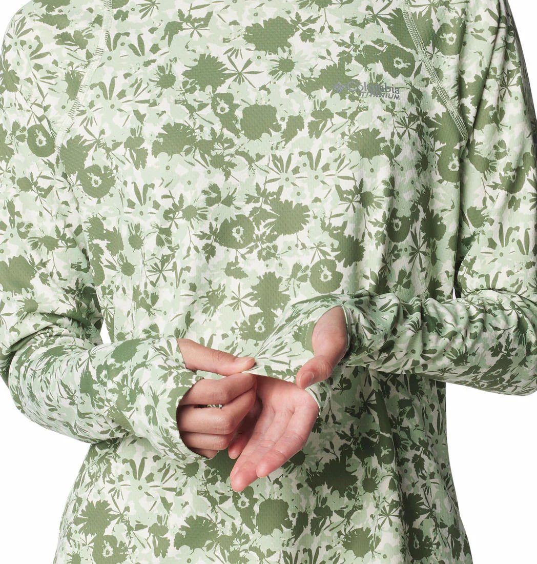 Columbia Women Green Summit Valley Hoodie (Sun Protection) - Image 6