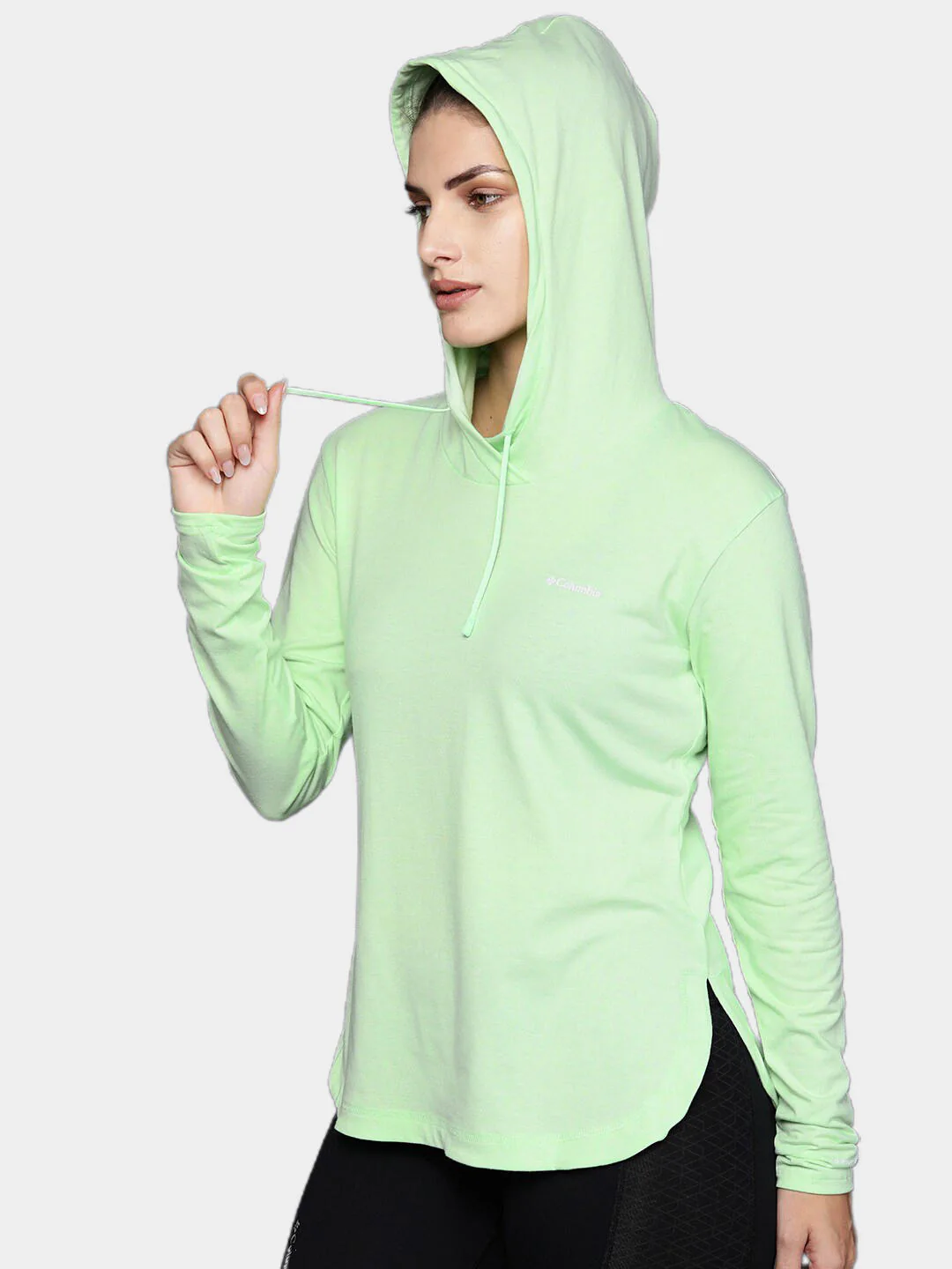 Columbia Women Green Sun Trek Hooded Pullover (Sun Protection) - Image 11