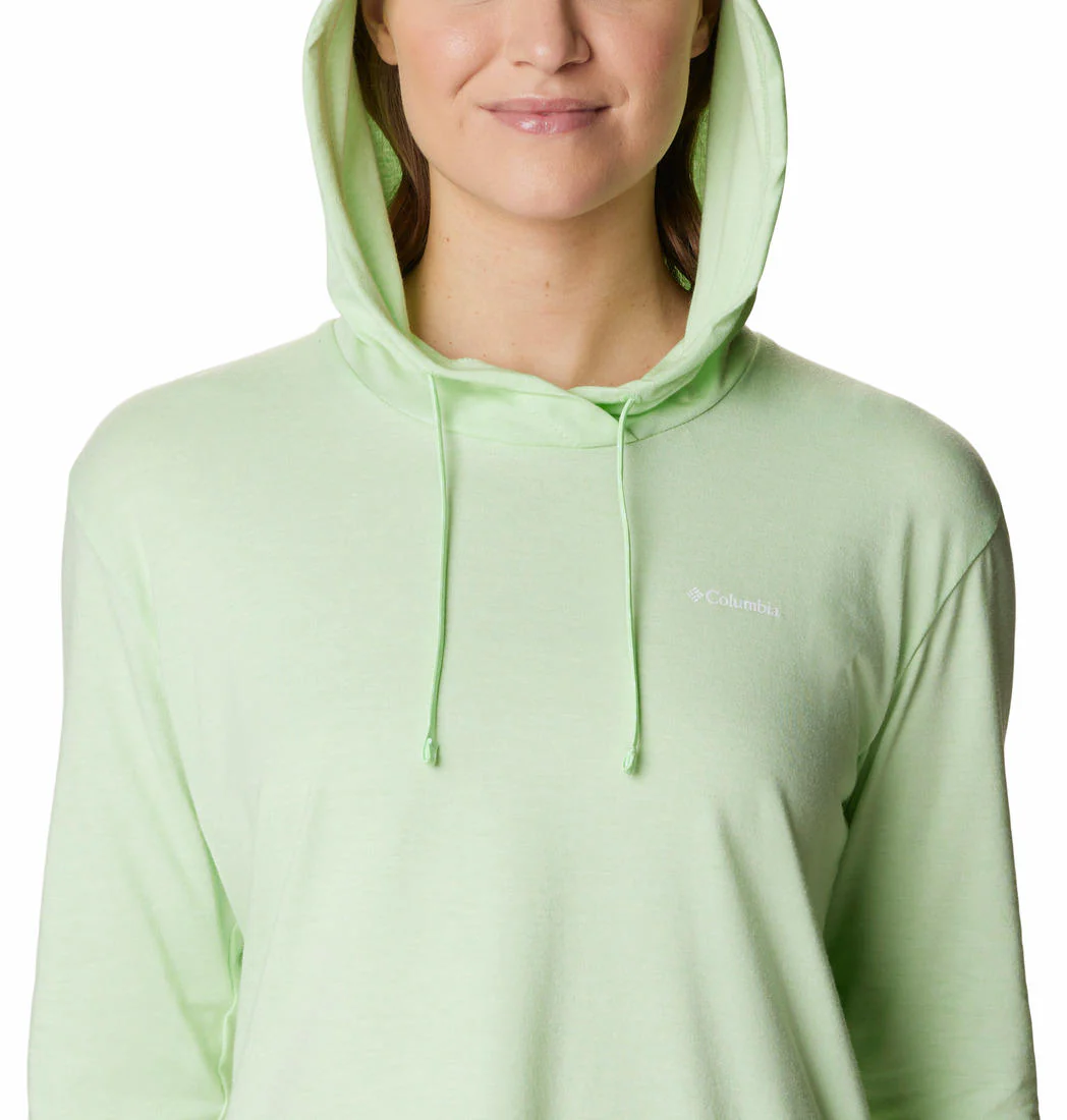 Columbia Women Green Sun Trek Hooded Pullover (Sun Protection) - Image 4