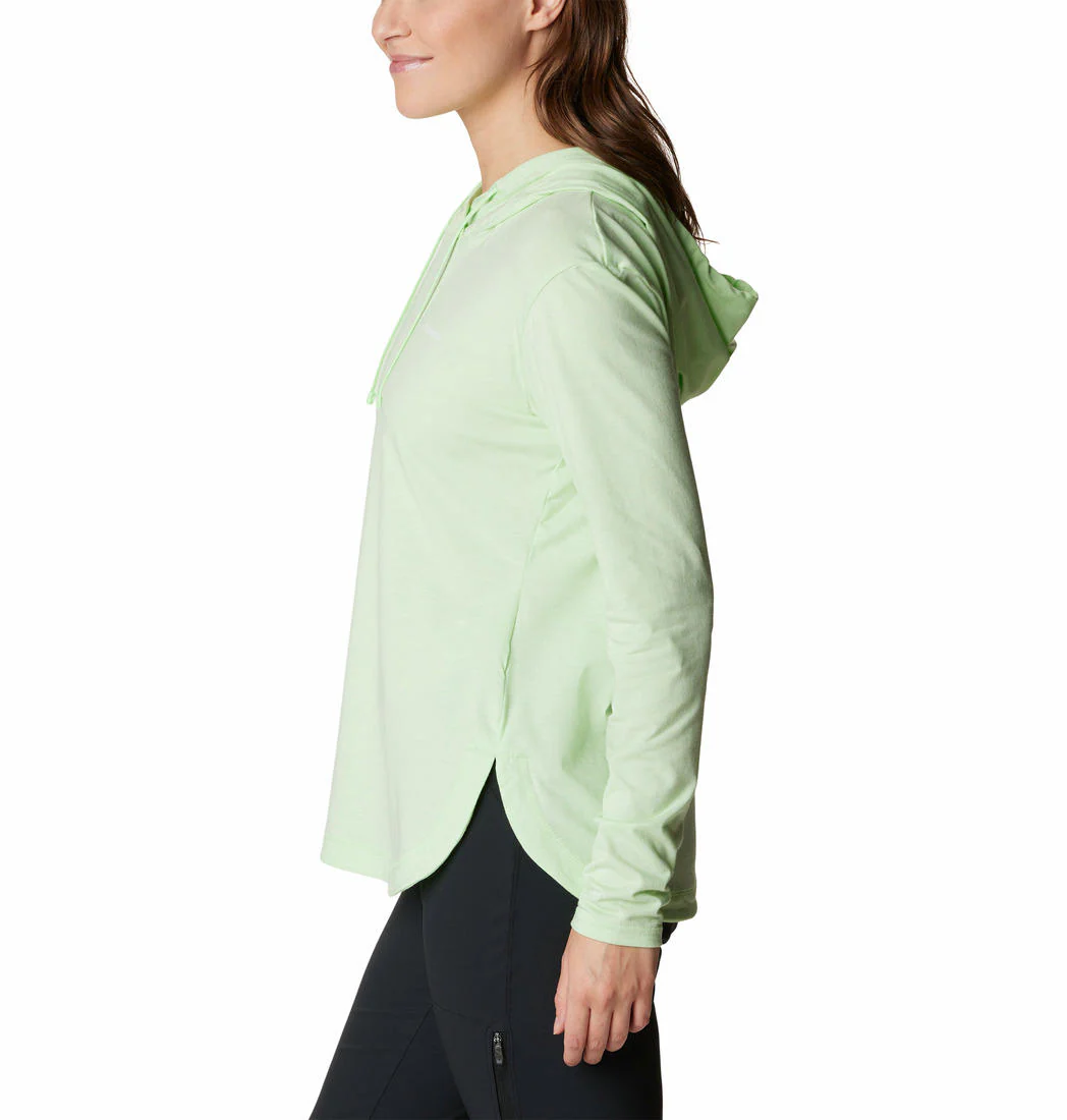 Columbia Women Green Sun Trek Hooded Pullover (Sun Protection) - Image 5