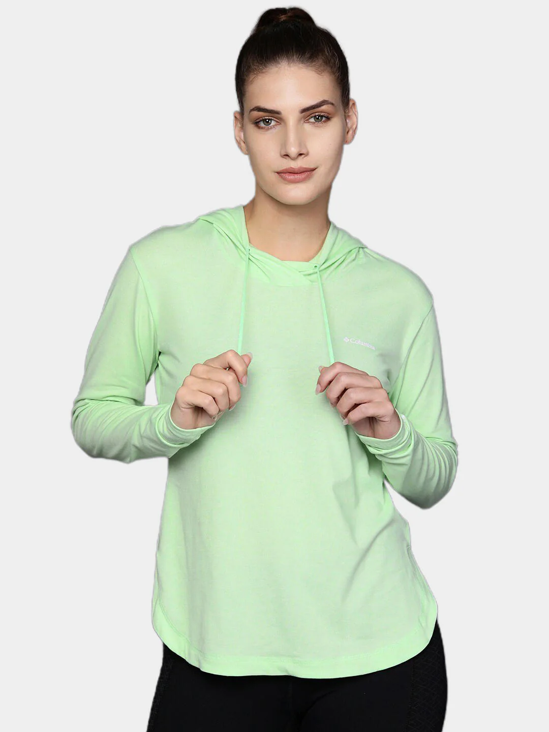 Columbia Women Green Sun Trek Hooded Pullover (Sun Protection) - Image 9