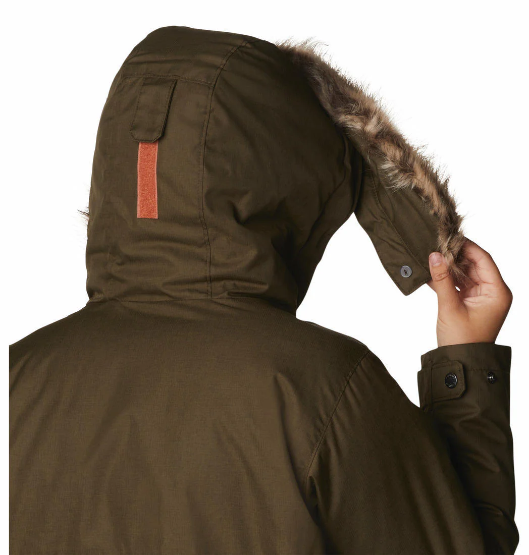 Columbia Women Olive Suttle Mountain Long Insulated Jacket - Image 4