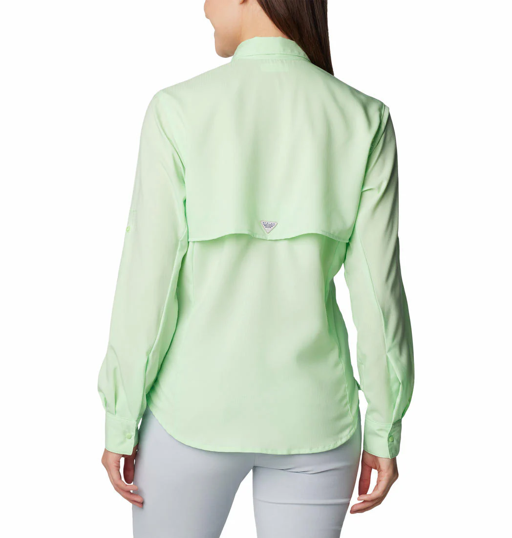 Columbia Women Green Womens Tamiami II LS Shirt (Sun Protection) - Image 2