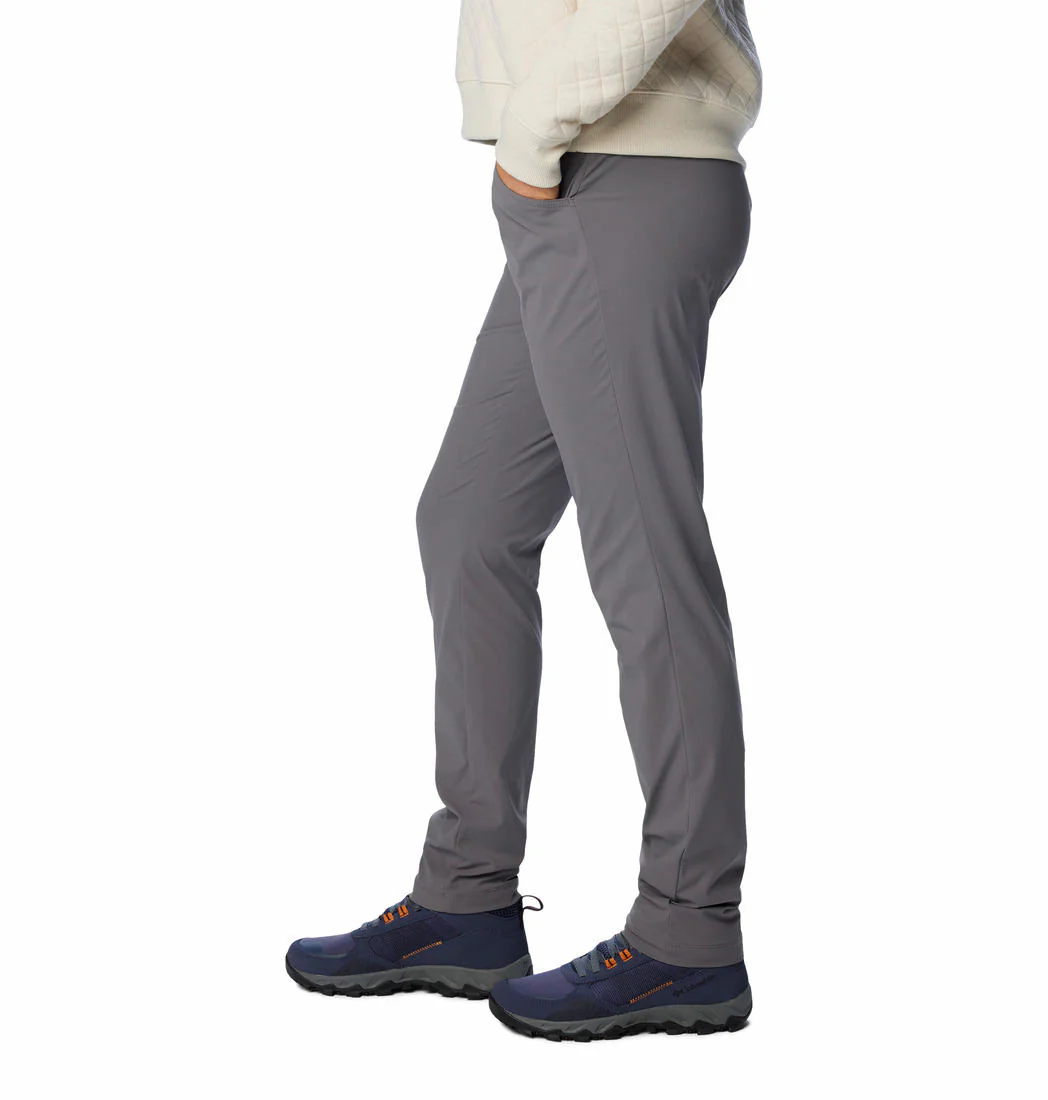 Columbia Women Grey Anytime Casual Pull On Pant (Sun Protection) - Image 4