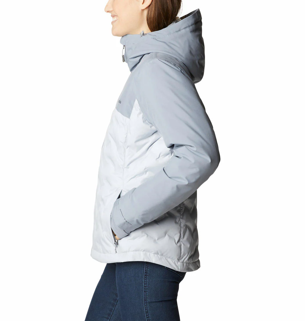 Columbia Women Grey Grand Trek II Down Jacket - Image 2