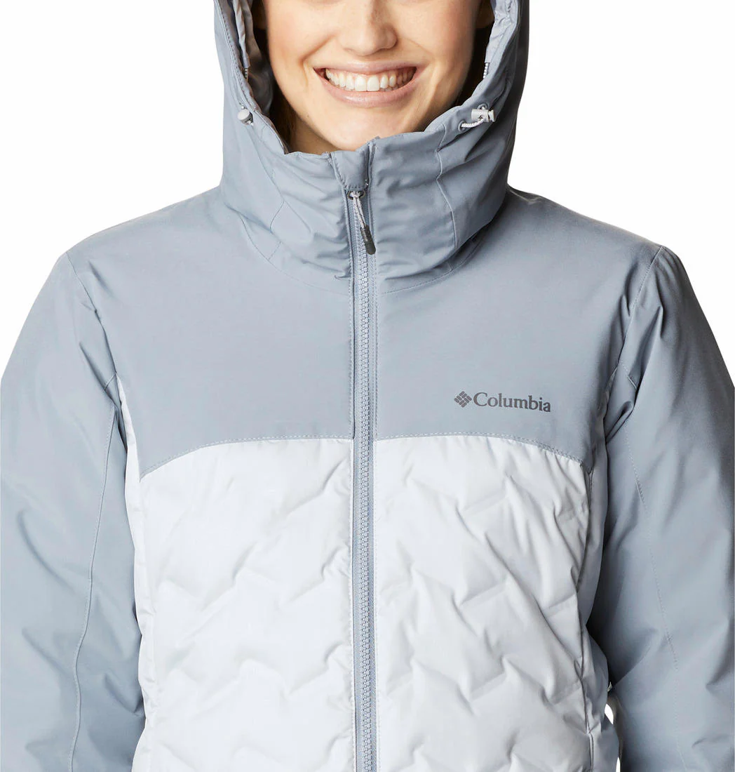 Columbia Women Grey Grand Trek II Down Jacket - Image 3