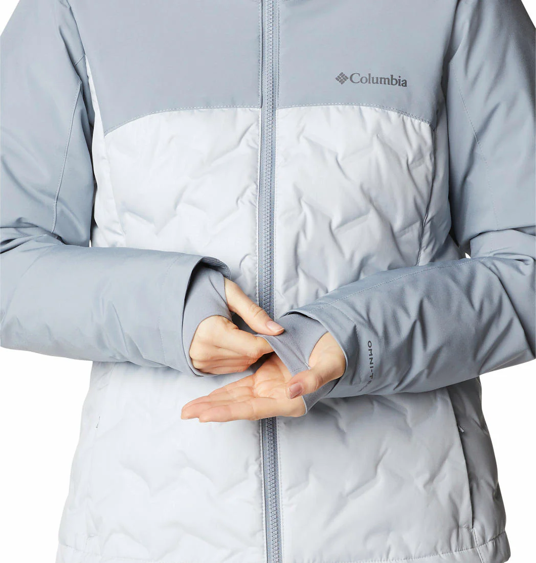 Columbia Women Grey Grand Trek II Down Jacket - Image 4