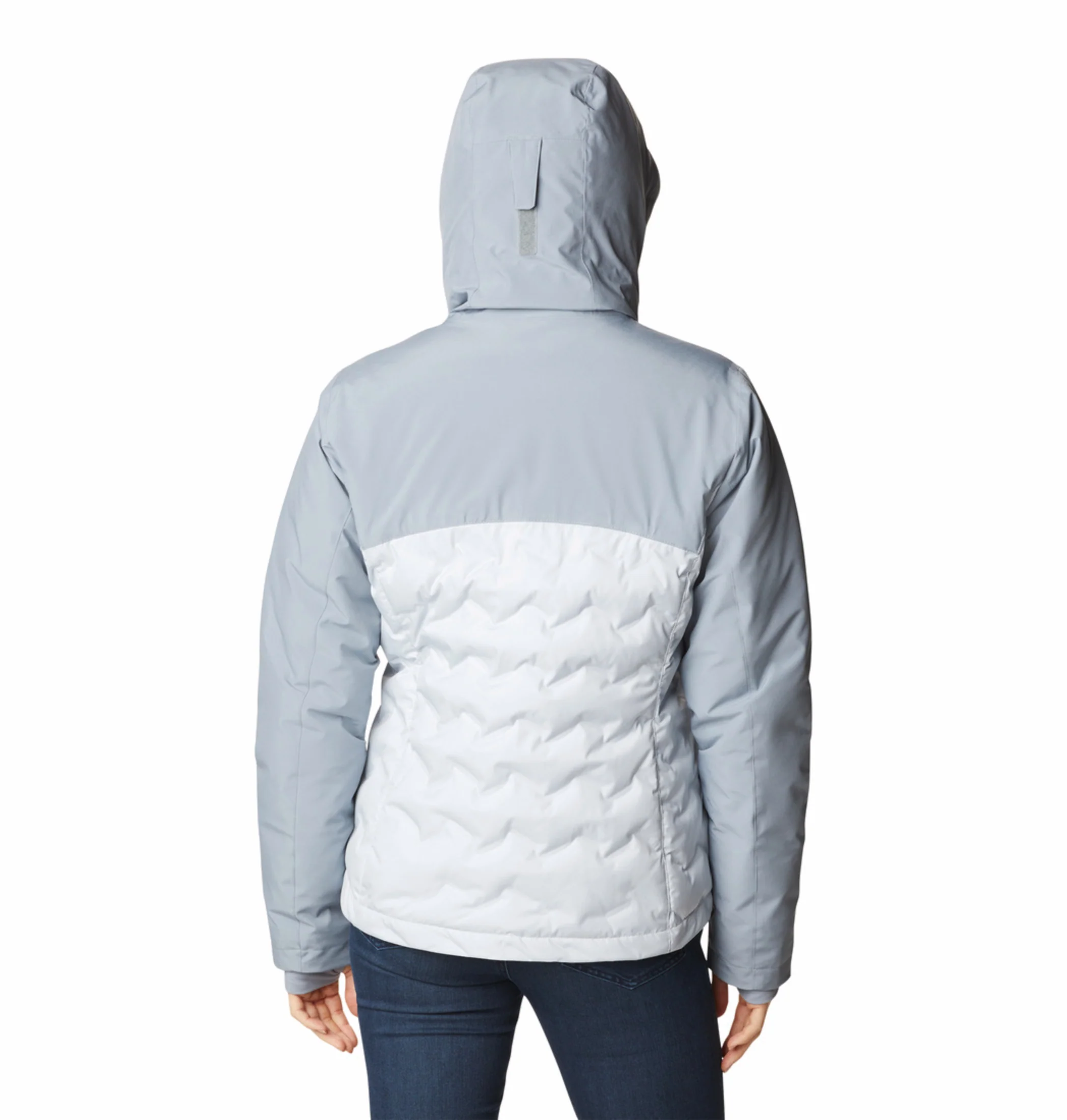 Columbia Women Grey HEAT SEAL Grand Trek III Down Jacket - Image 4