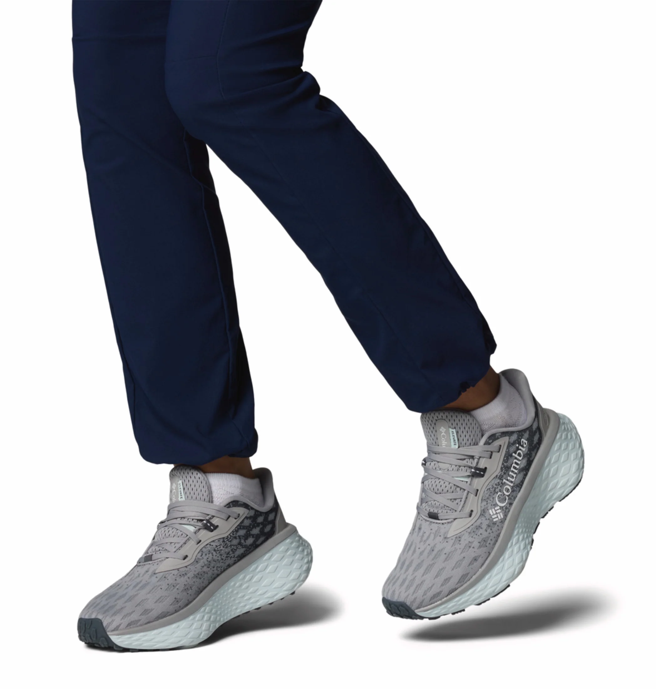 Columbia Women Grey OmniGrip Konos Elevate Trail Running Shoes - Image 12