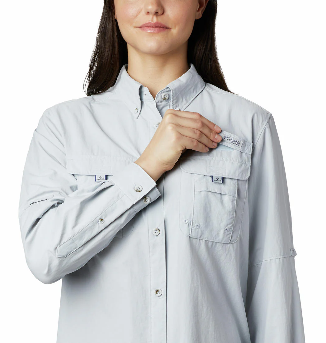 Columbia Women Grey Womens Bahama LS (Sun Protection) - Image 4
