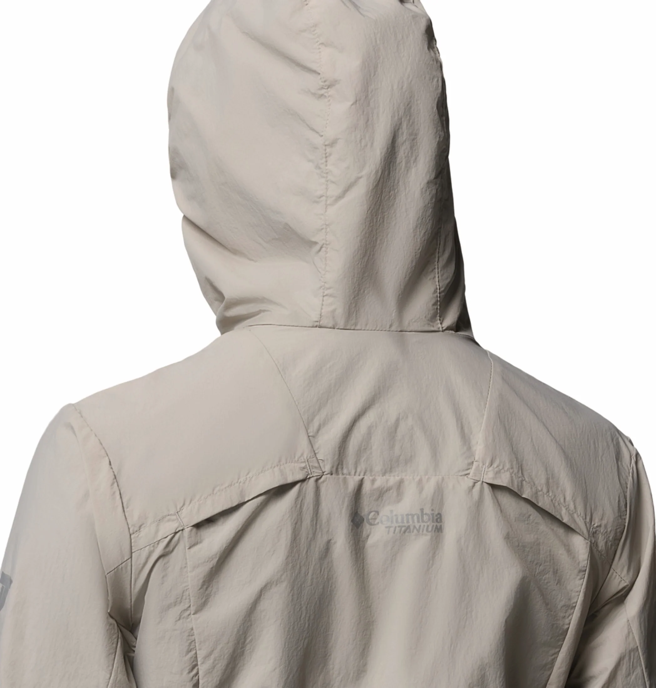 Columbia Women Light Grey Omni-Shade Loop Trail III Windbreaker - Image 9