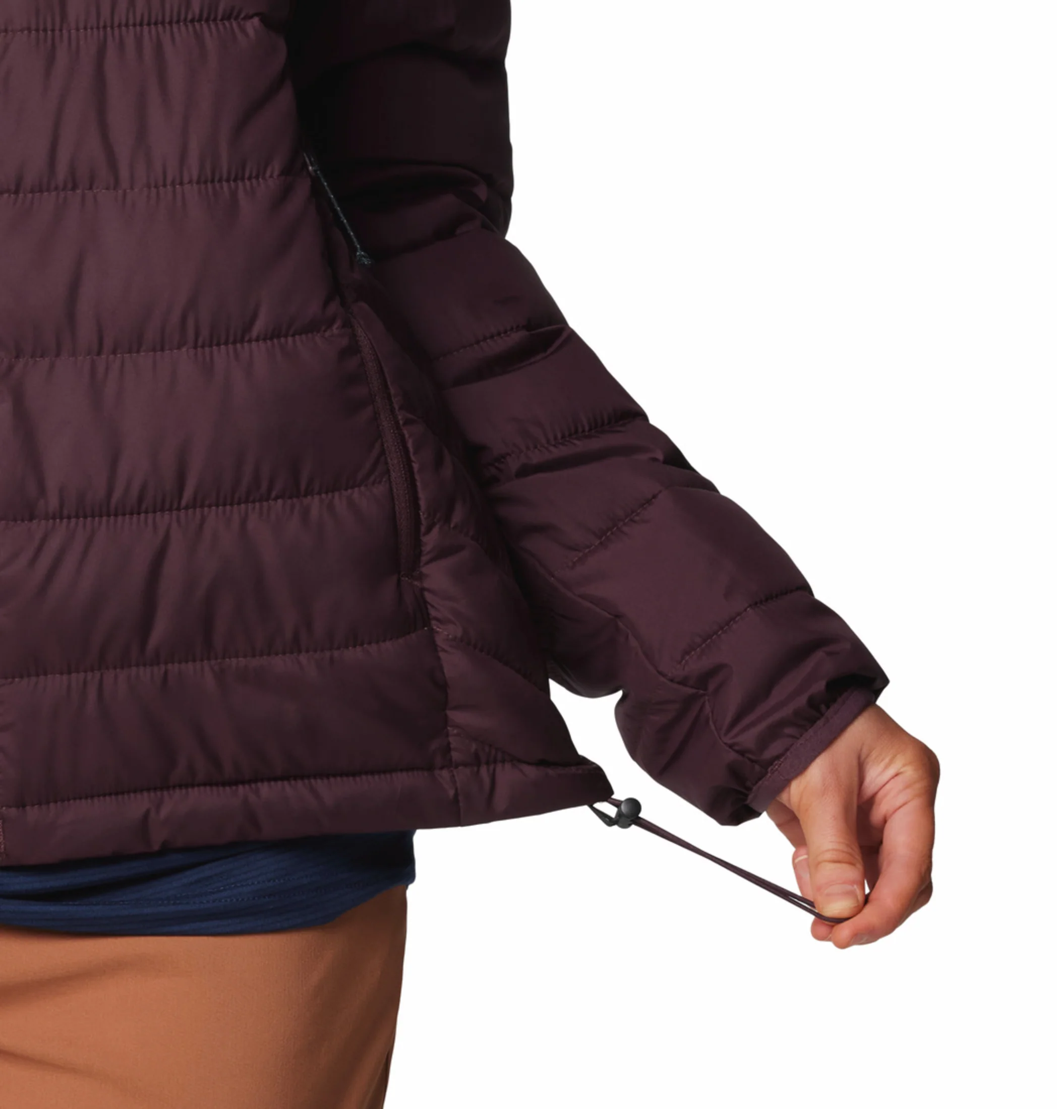 Columbia Women Maroon OmniHeat Reflective Powder Lite II Down Jacket - Image 9