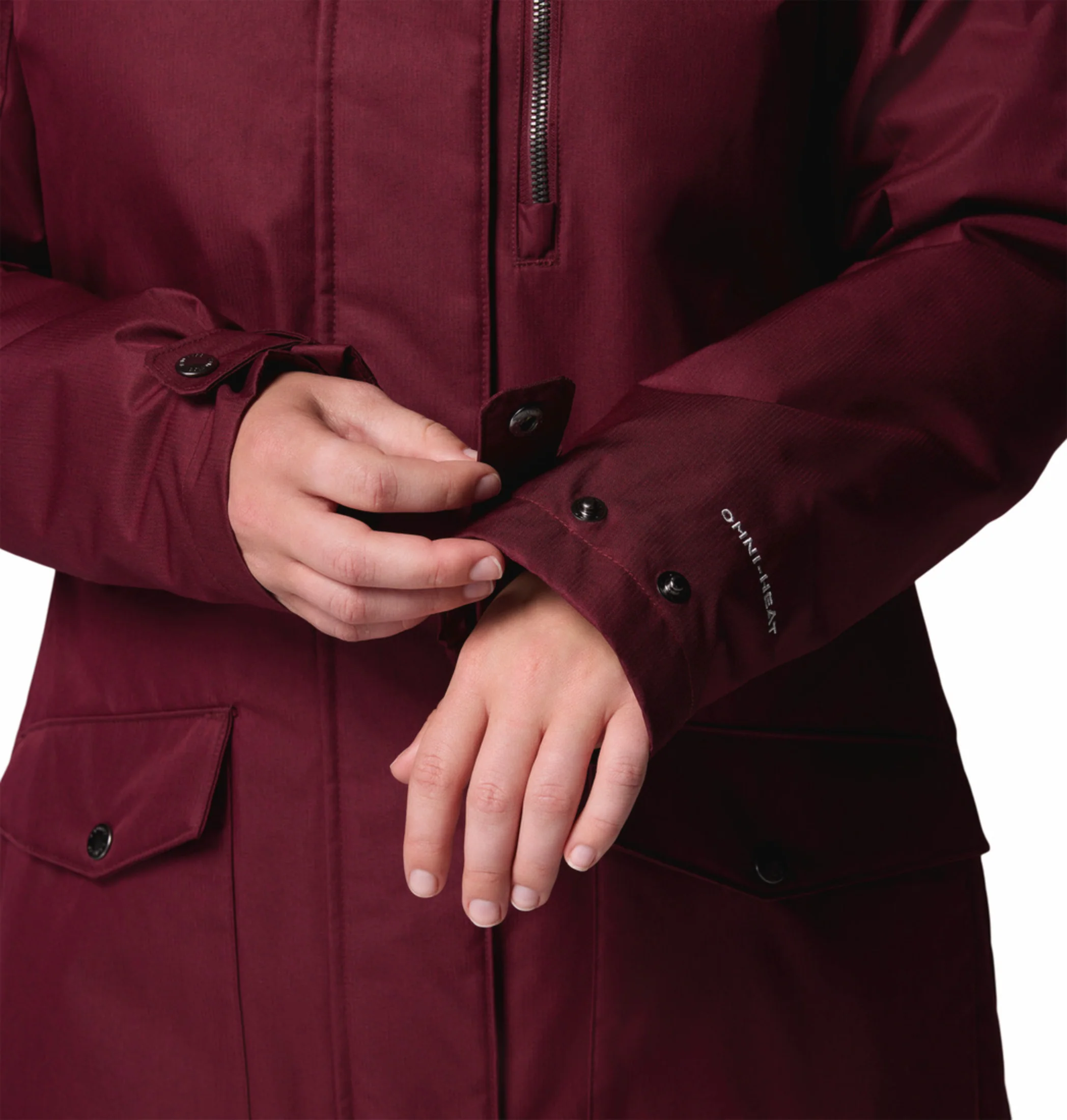 Columbia Women Maroon OmniHeat Reflective Suttle Mountain Insulated Jacket - Image 10