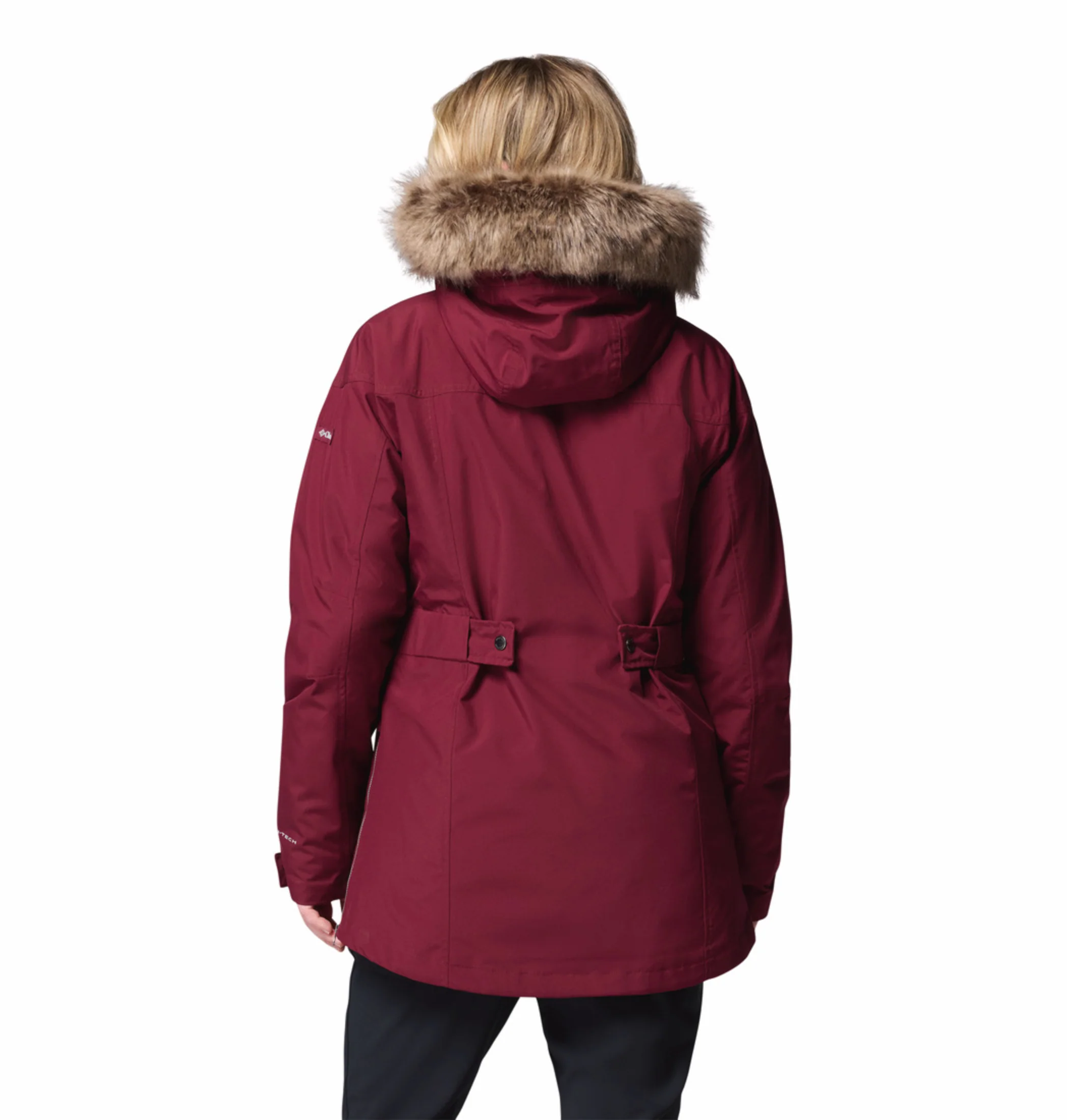 Columbia Women Maroon OmniHeat Reflective Suttle Mountain Insulated Jacket - Image 4