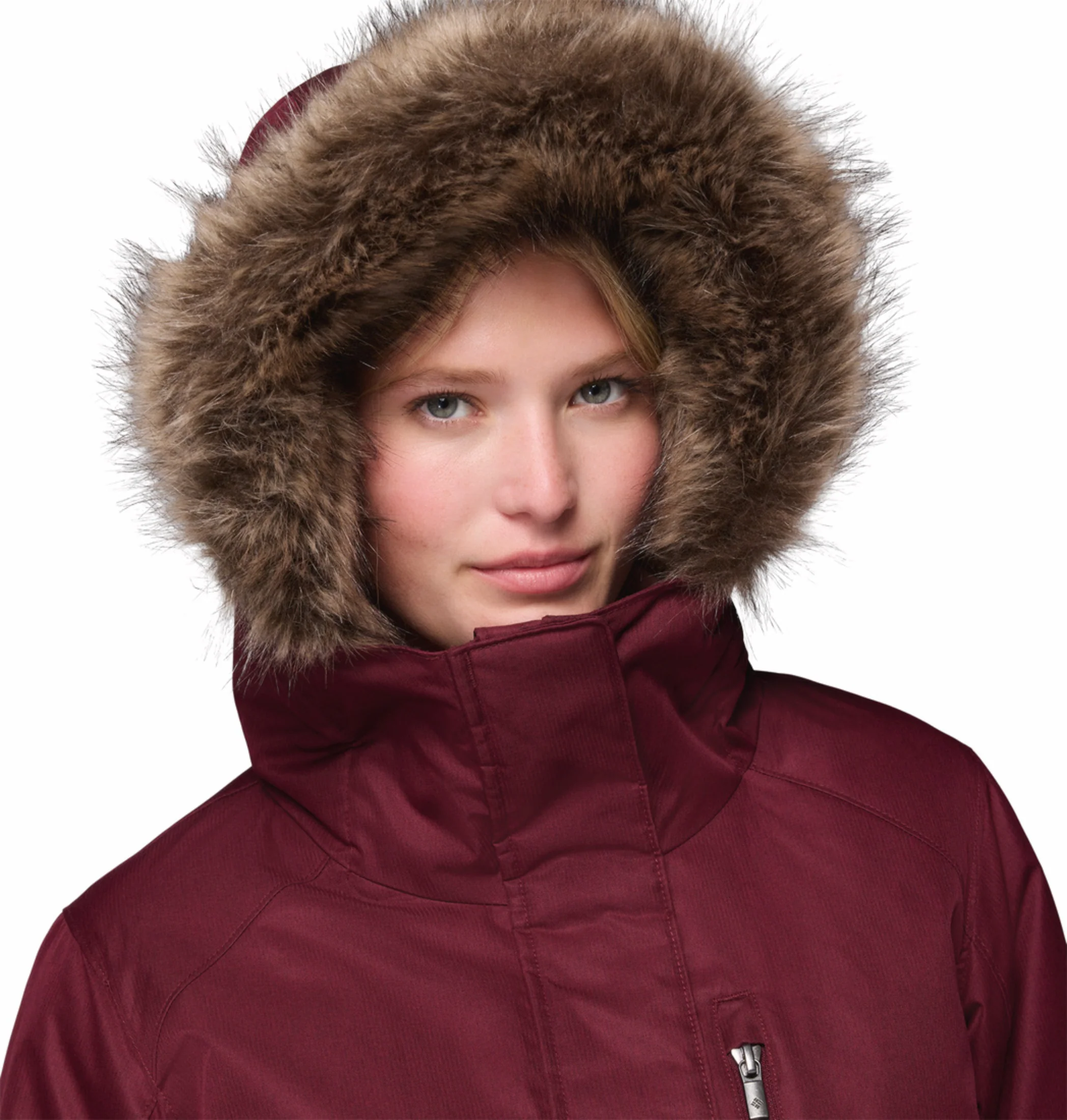 Columbia Women Maroon OmniHeat Reflective Suttle Mountain Insulated Jacket - Image 9