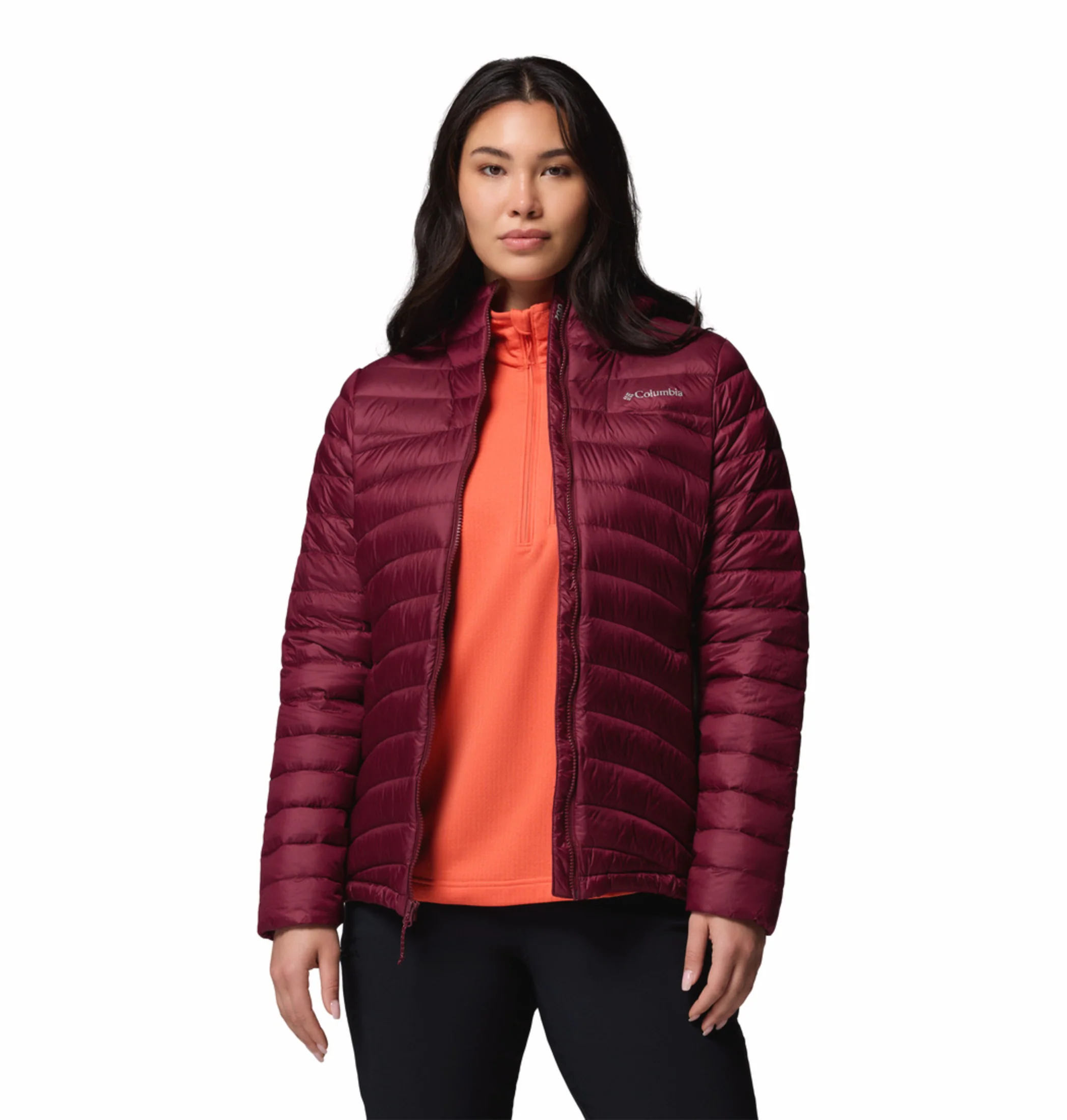 Columbia Women Maroon OmniShield Corelite Down Jacket - Image 11