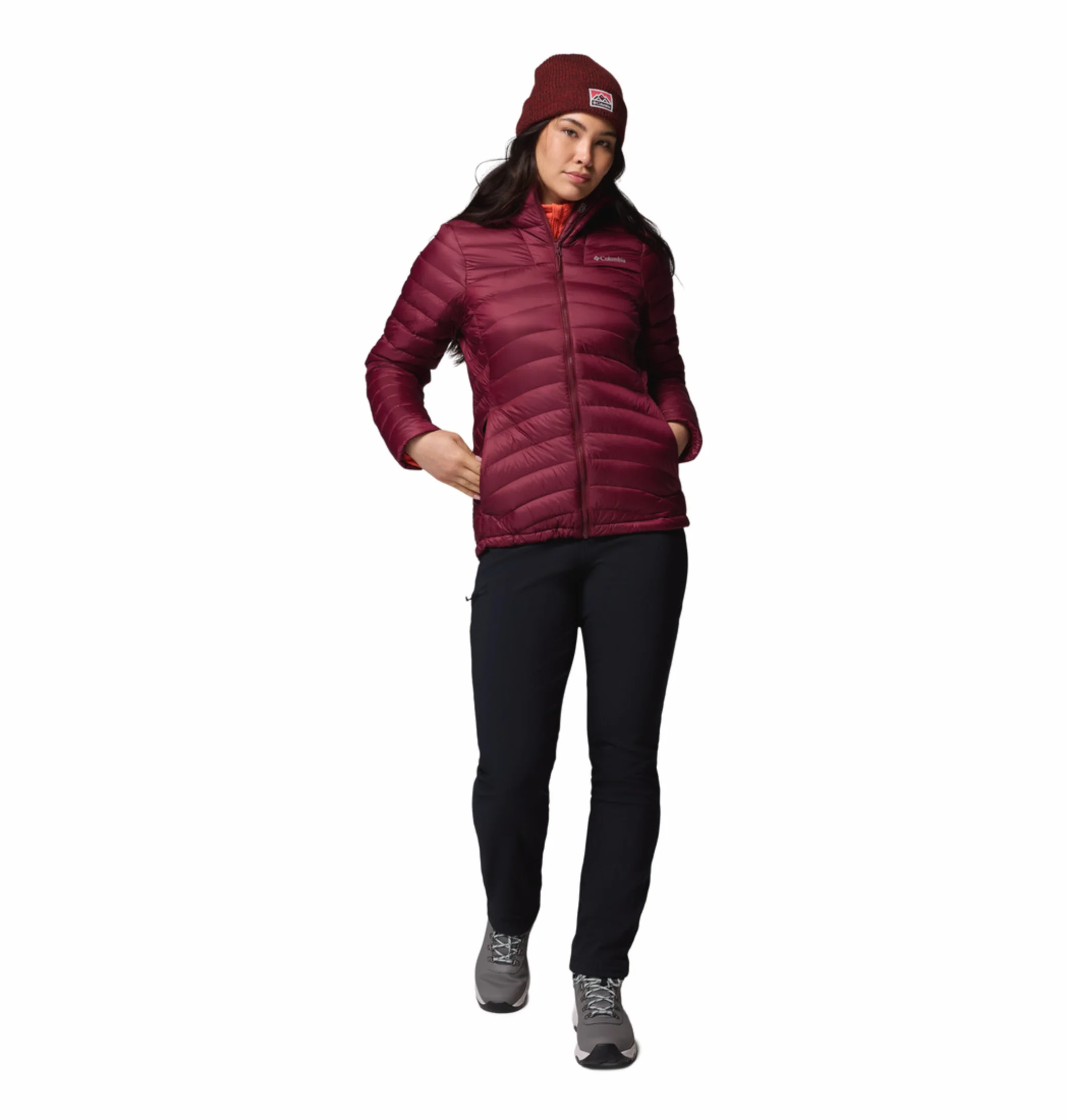 Columbia Women Maroon OmniShield Corelite Down Jacket - Image 6
