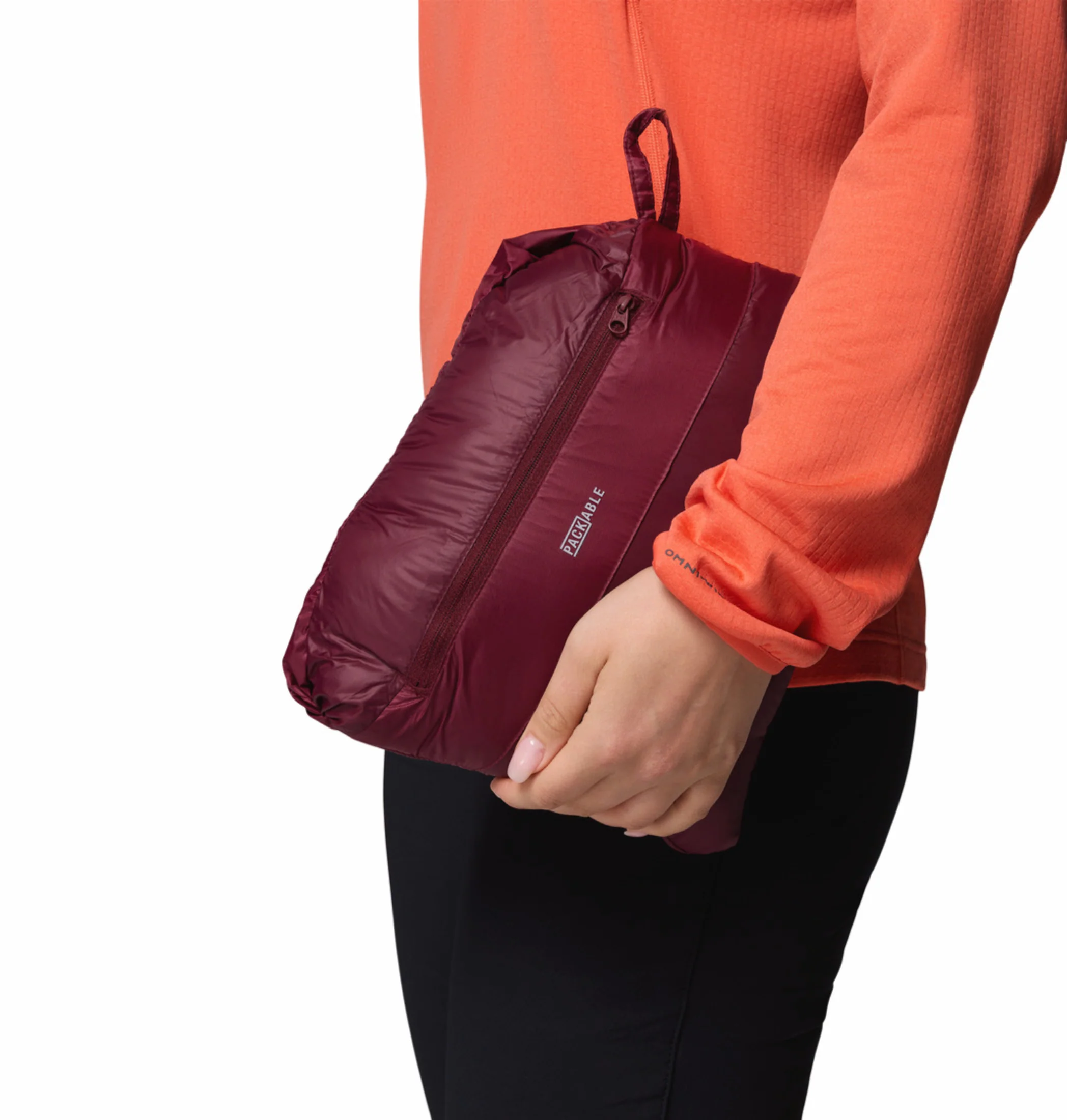 Columbia Women Maroon OmniShield Corelite Down Jacket - Image 7