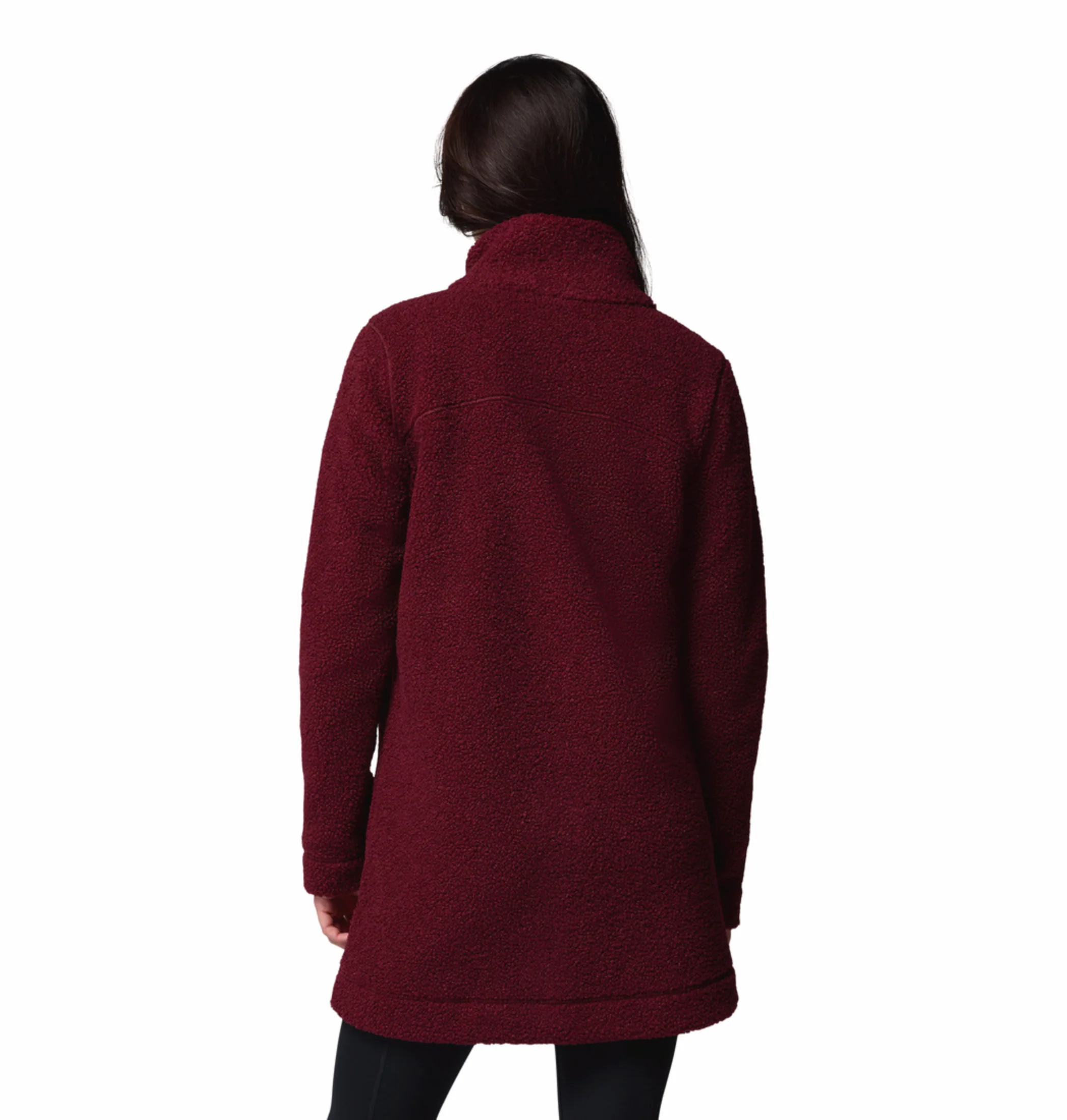 Columbia Women Maroon Panorama Fleece Jacket - Image 4