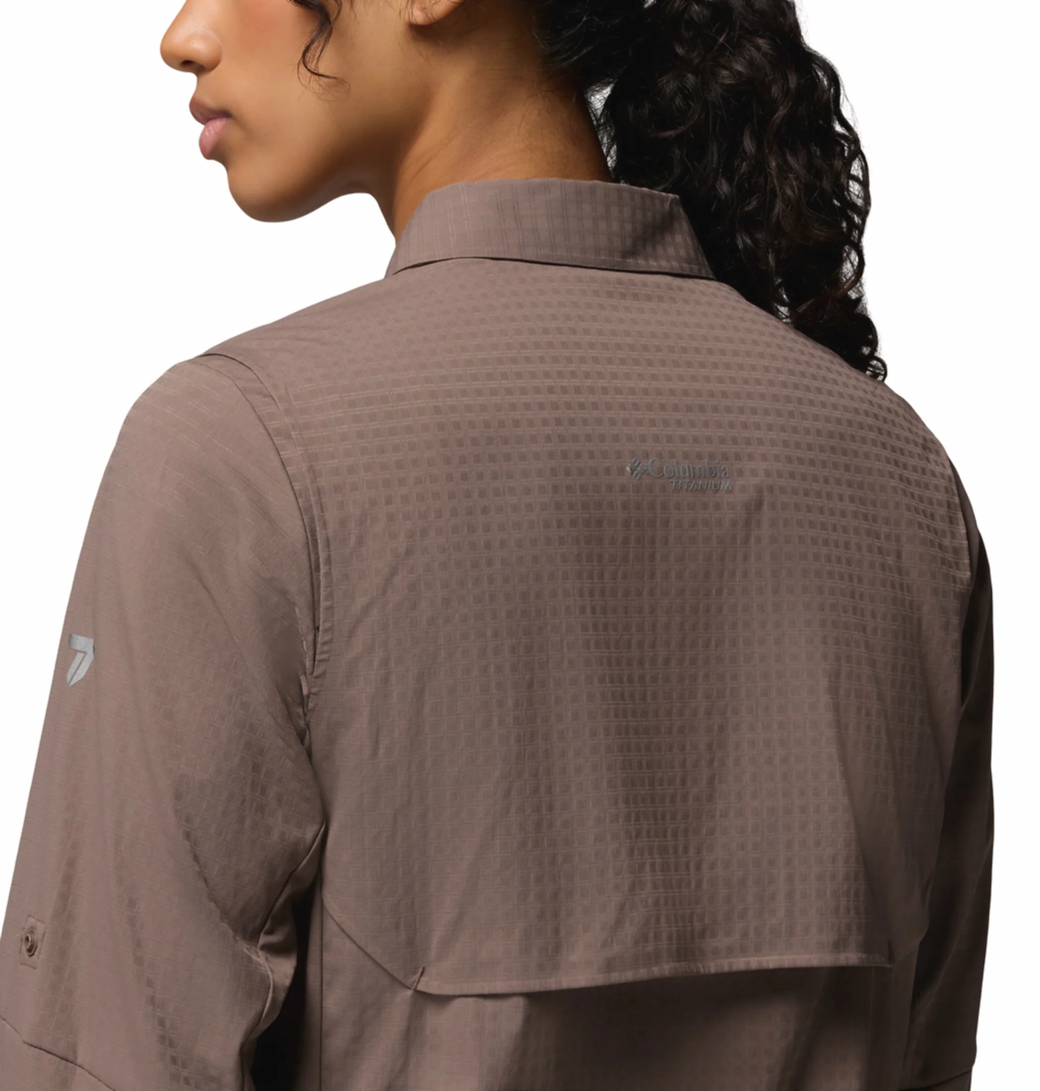 Columbia Women Mauve Omni-Freeze Ridge Ascent Long Sleeve Shirt - Image 11