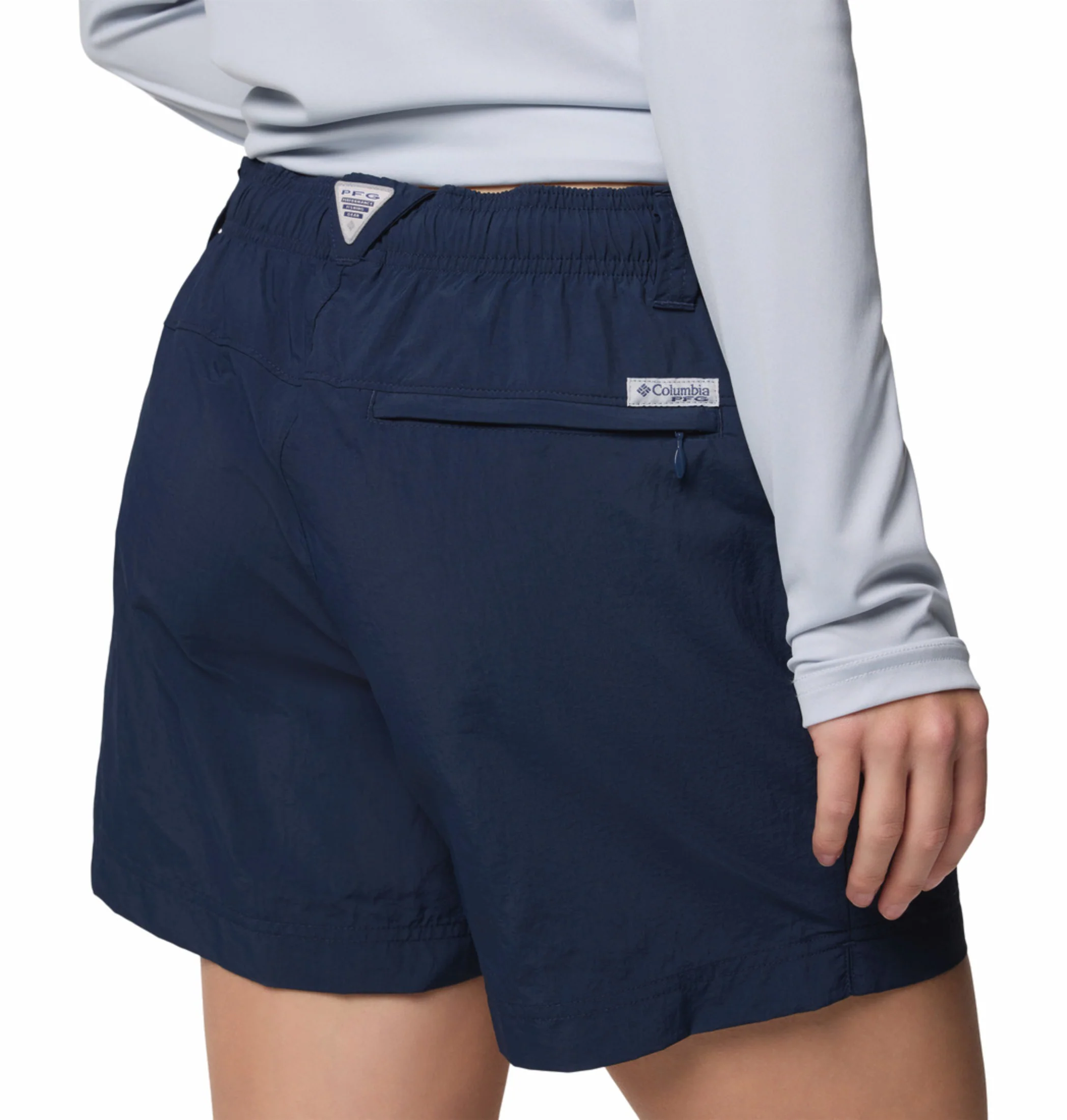 Columbia Women Navy Blue Omni-Shade W Backcast II Short - Image 8