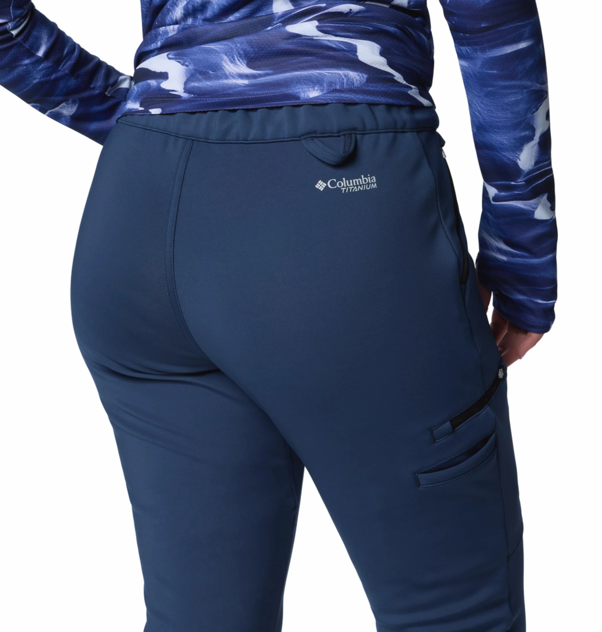 Columbia Women Navy Blue OmniShield Vast Canyon Soft Shell Pant - Image 9