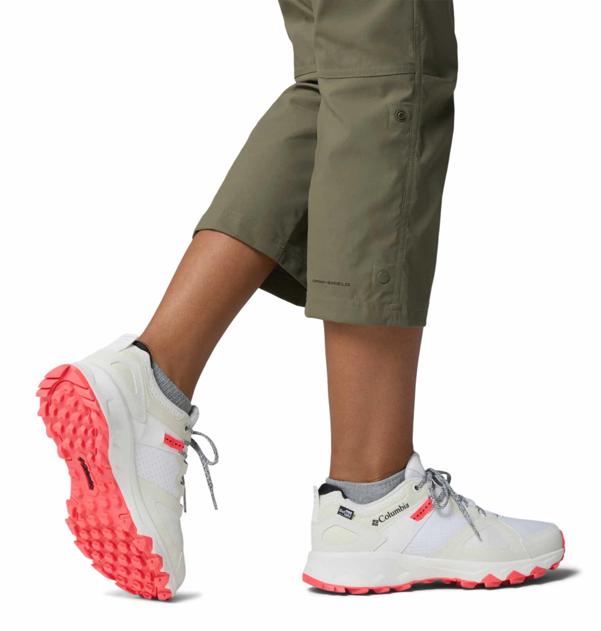Columbia Women Off- White OutDry Peakfreak Hera Hiking & Trekking Shoes (Fully Waterproof) - Image 10