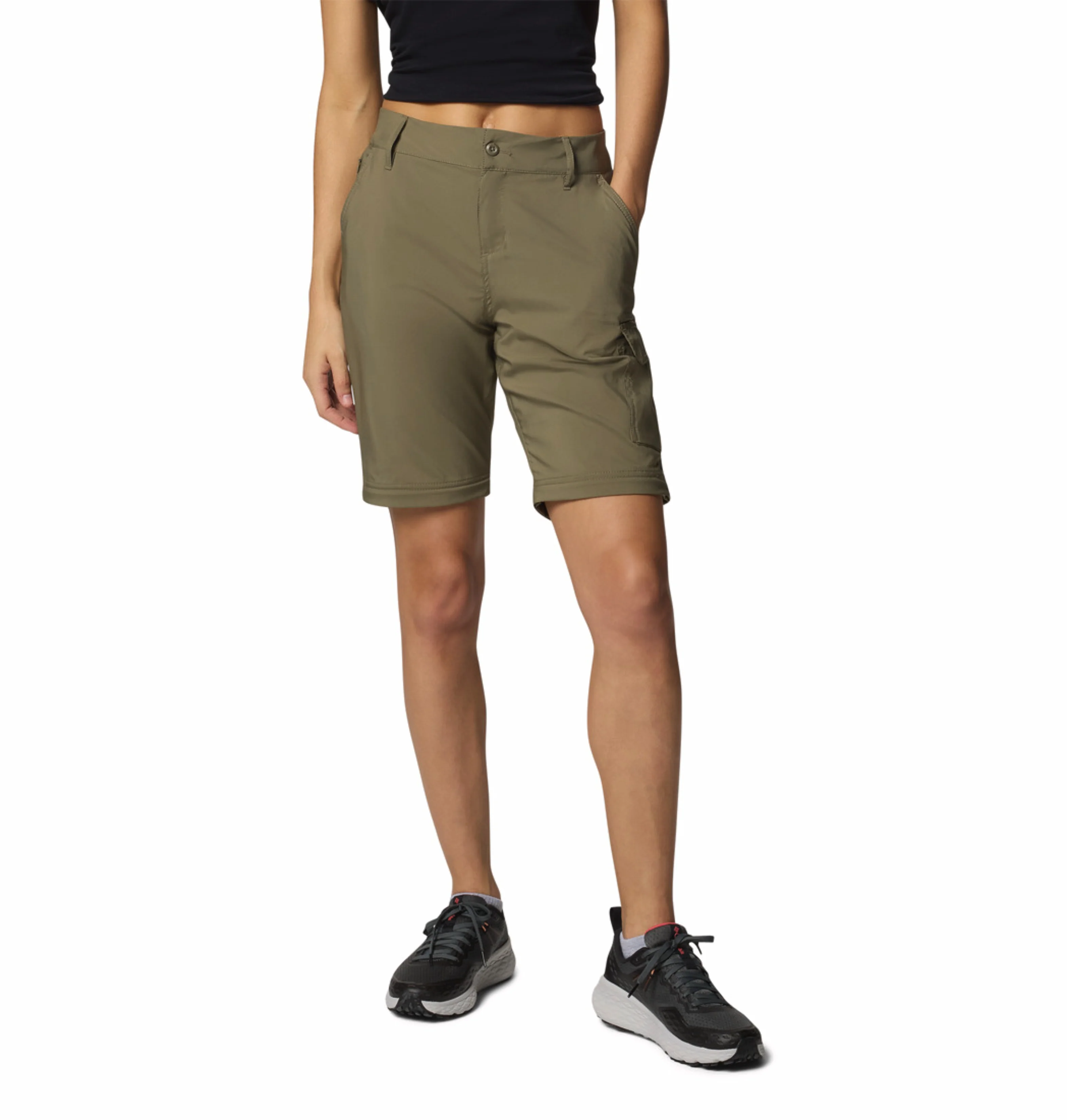 Columbia Women Olive Green Omni-Shade Silver Ridge Utility Convertible Pant - Image 12