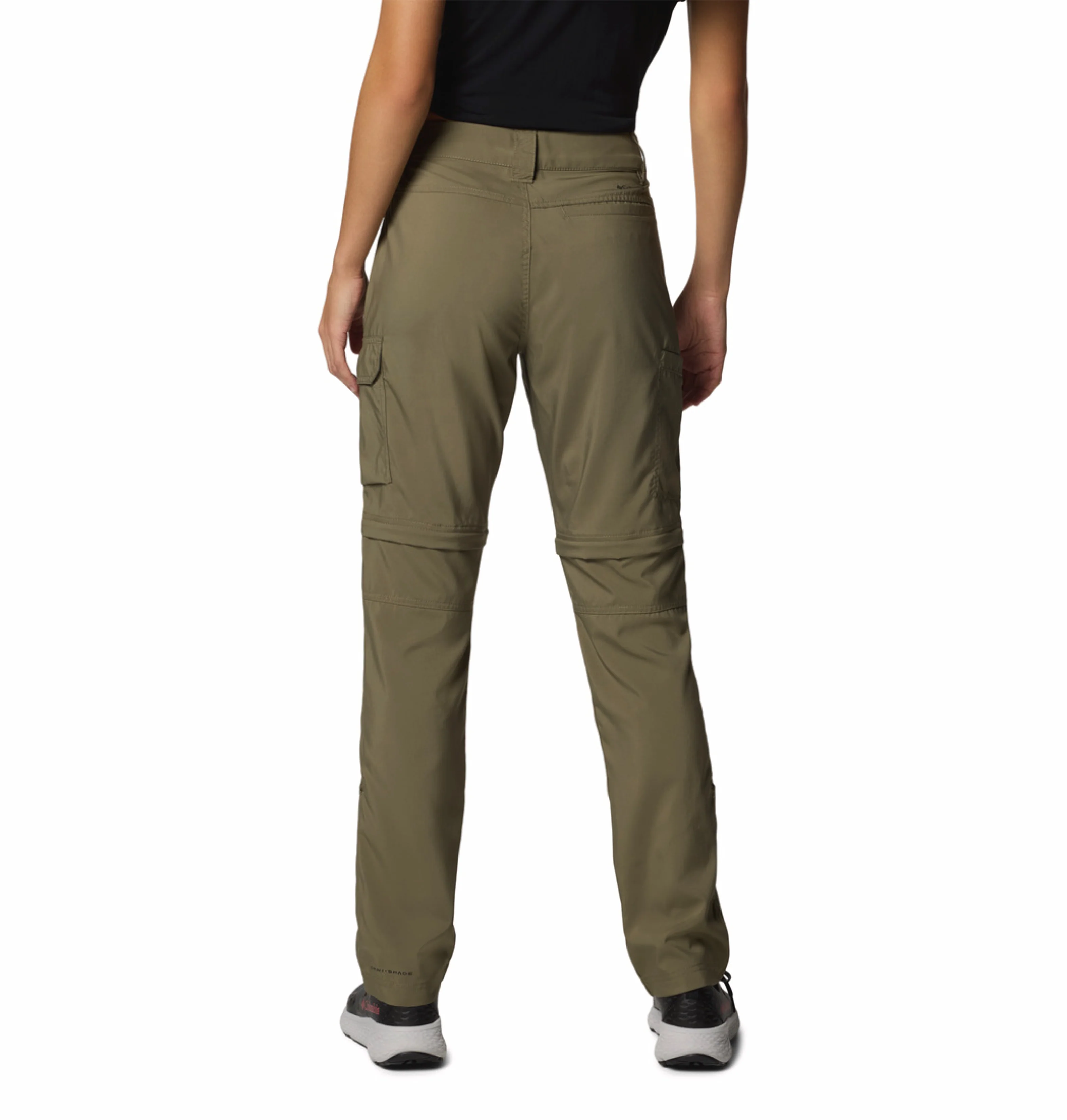 Columbia Women Olive Green Omni-Shade Silver Ridge Utility Convertible Pant - Image 4