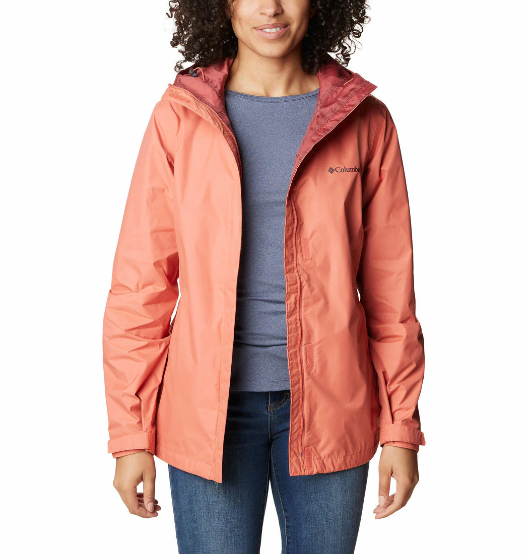 Columbia Women Orange Arcadia II Jacket Waterproof - Image 5