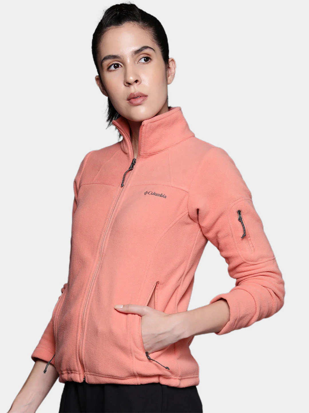 Columbia Women Orange Fast Trek II Jacket - Image 13