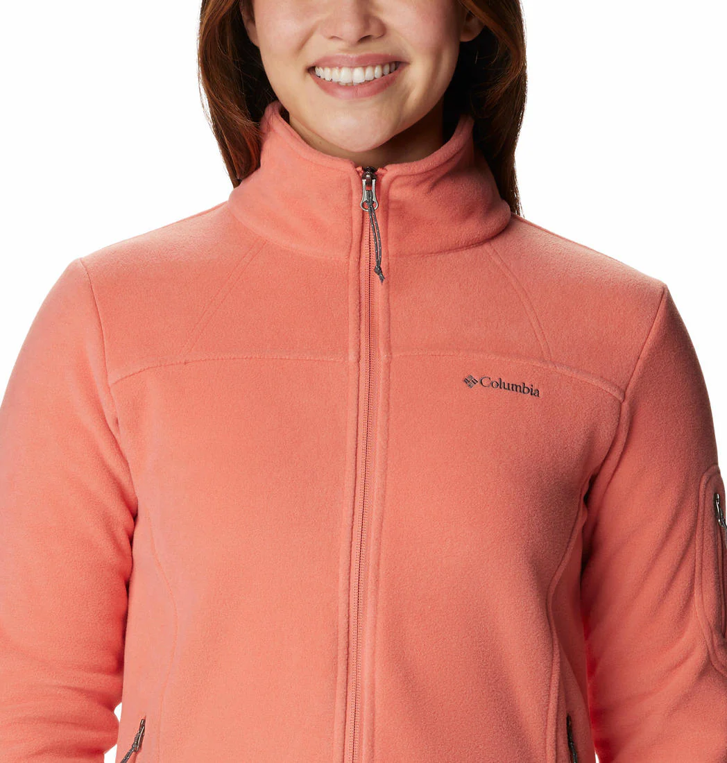 Columbia Women Orange Fast Trek II Jacket - Image 2