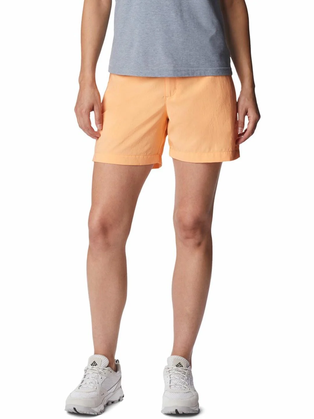 Columbia Women Peach Silver Ridge Utility Short (Sun Protection) - Image 2