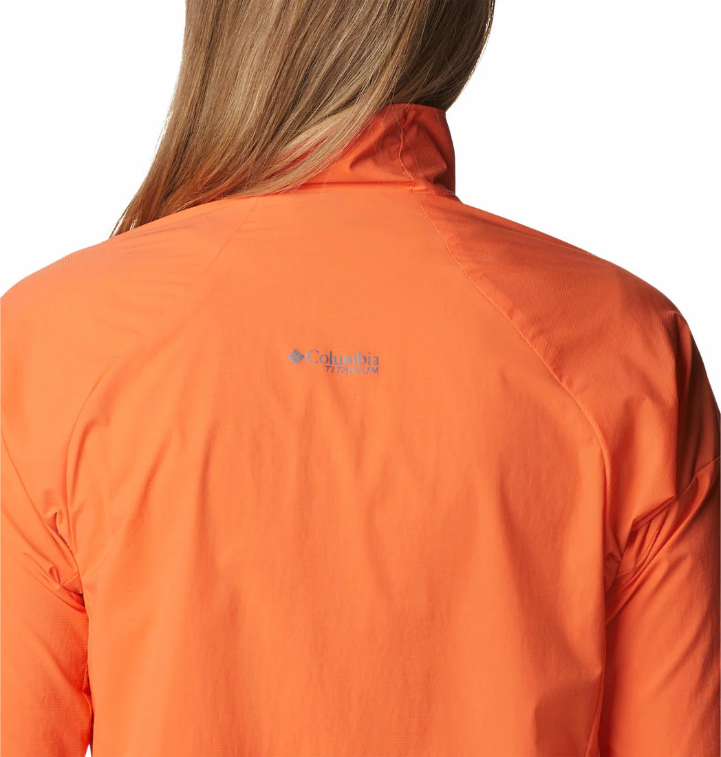 Columbia Women Orange W Titan Pass Lightweight 1/2 Zip - Image 5