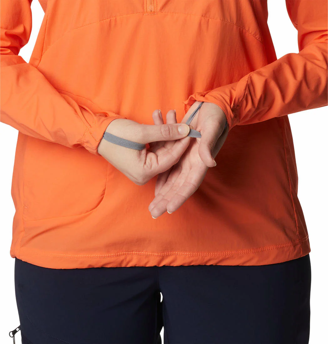 Columbia Women Orange W Titan Pass Lightweight 1/2 Zip - Image 6