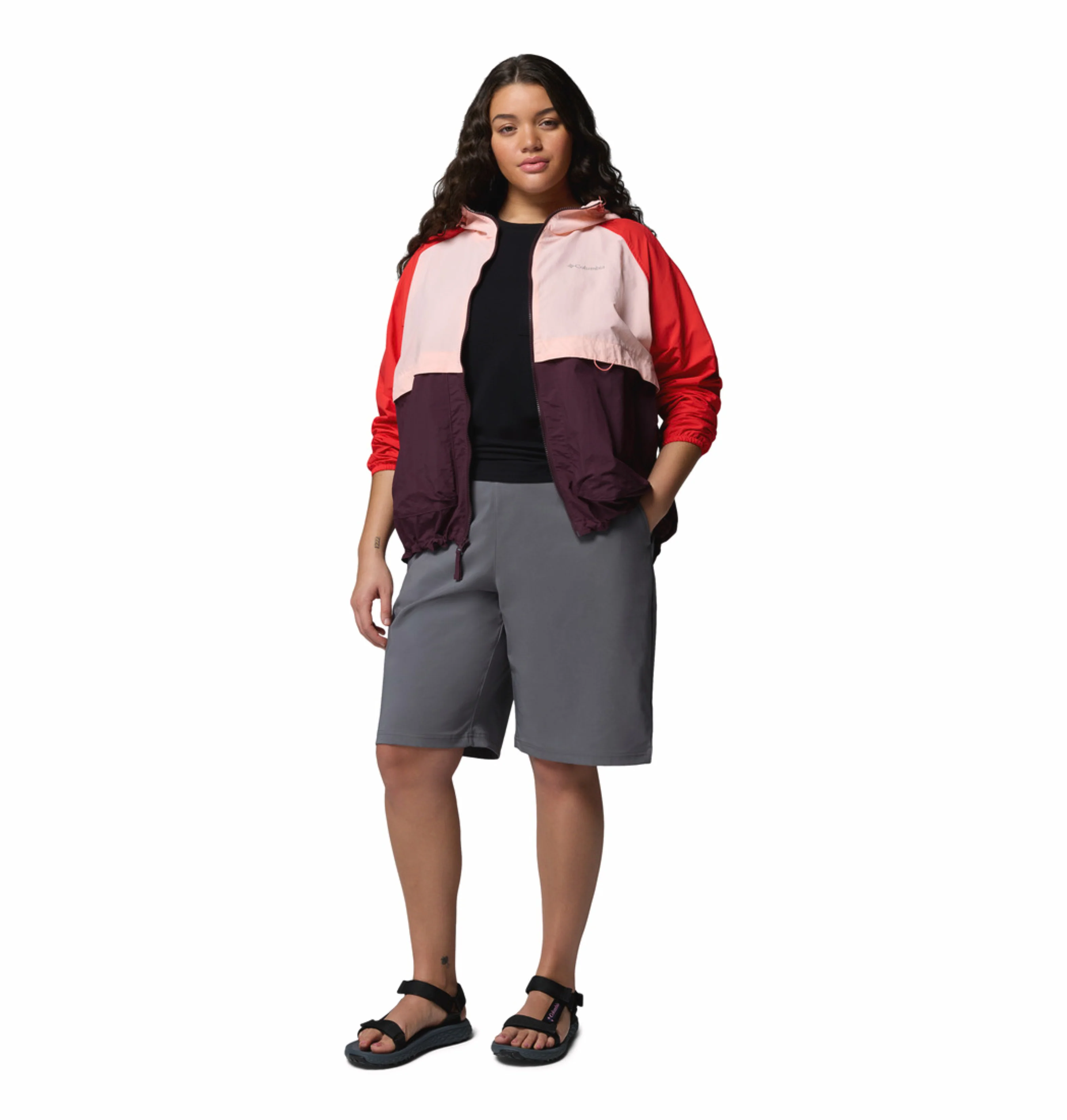 Columbia Women Pink Omni-Shade Spire Valley Windbreaker - Image 6