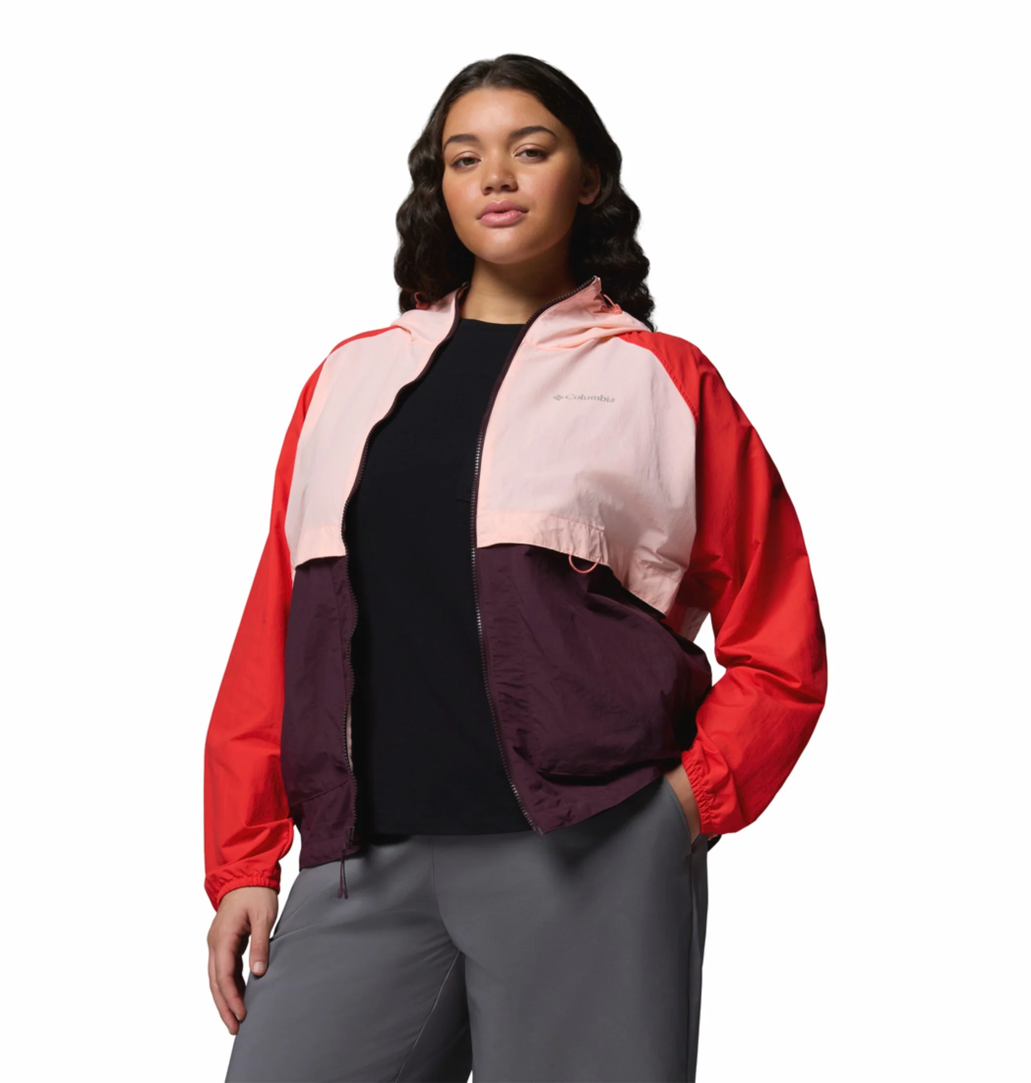Columbia Women Pink Omni-Shade Spire Valley Windbreaker - Image 7