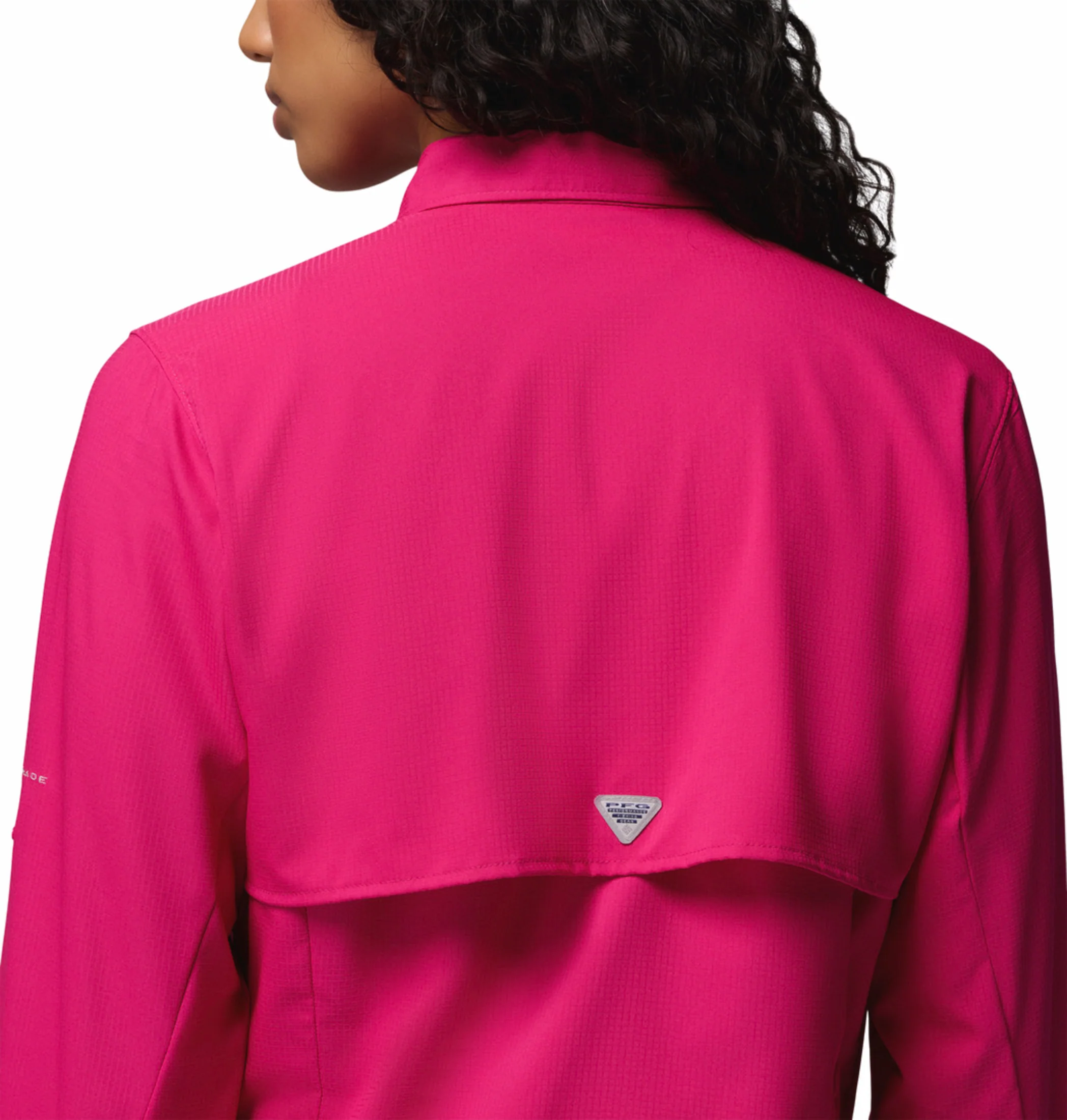 Columbia Women Pink Omni-Shade Tamiami II Long Sleeve Shirt - Image 10