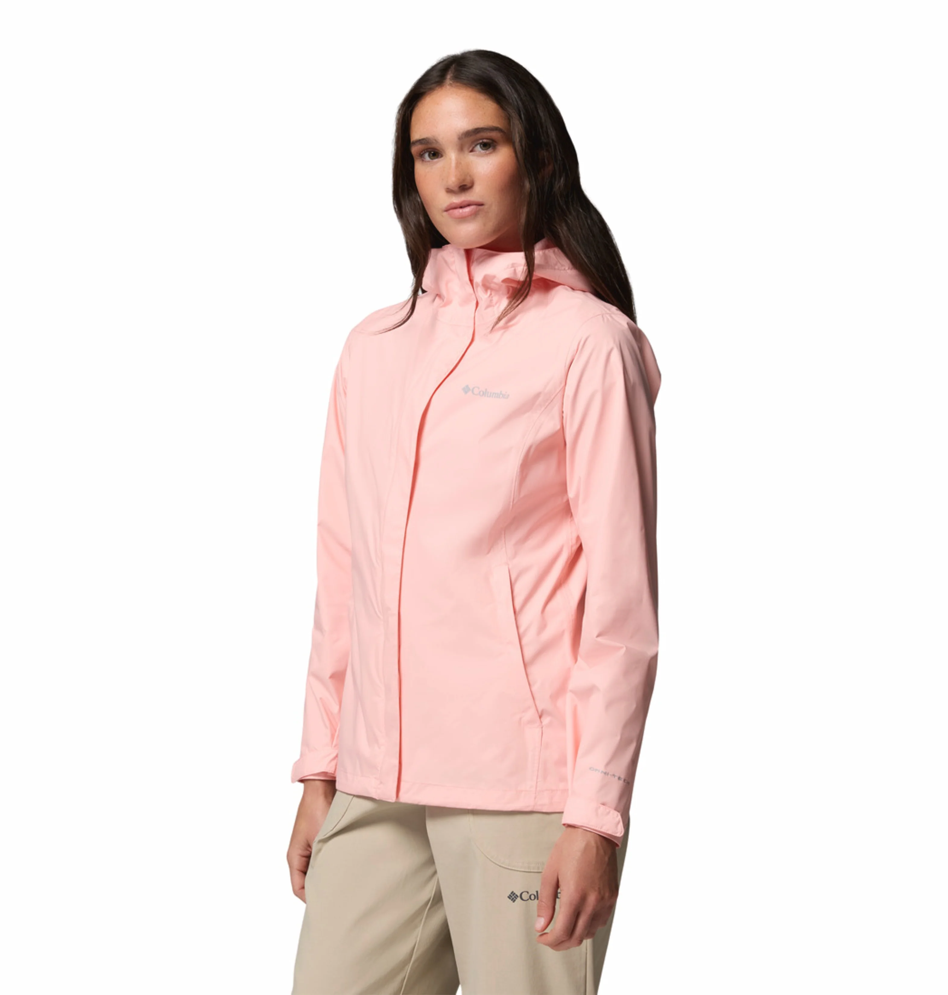 Columbia Women Pink Omni-Tech Arcadia II Rain Jacket - Image 5