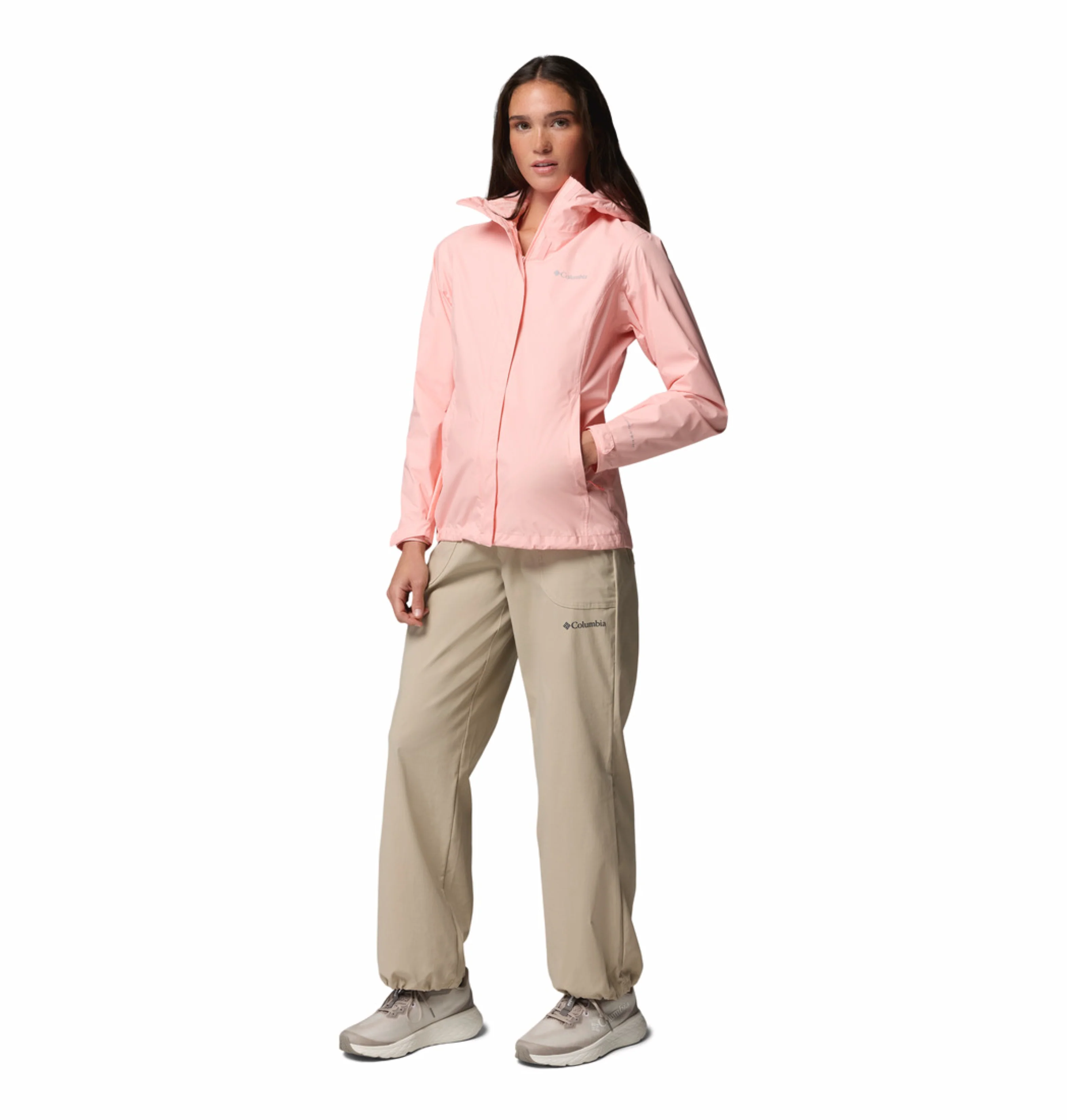 Columbia Women Pink Omni-Tech Arcadia II Rain Jacket - Image 6