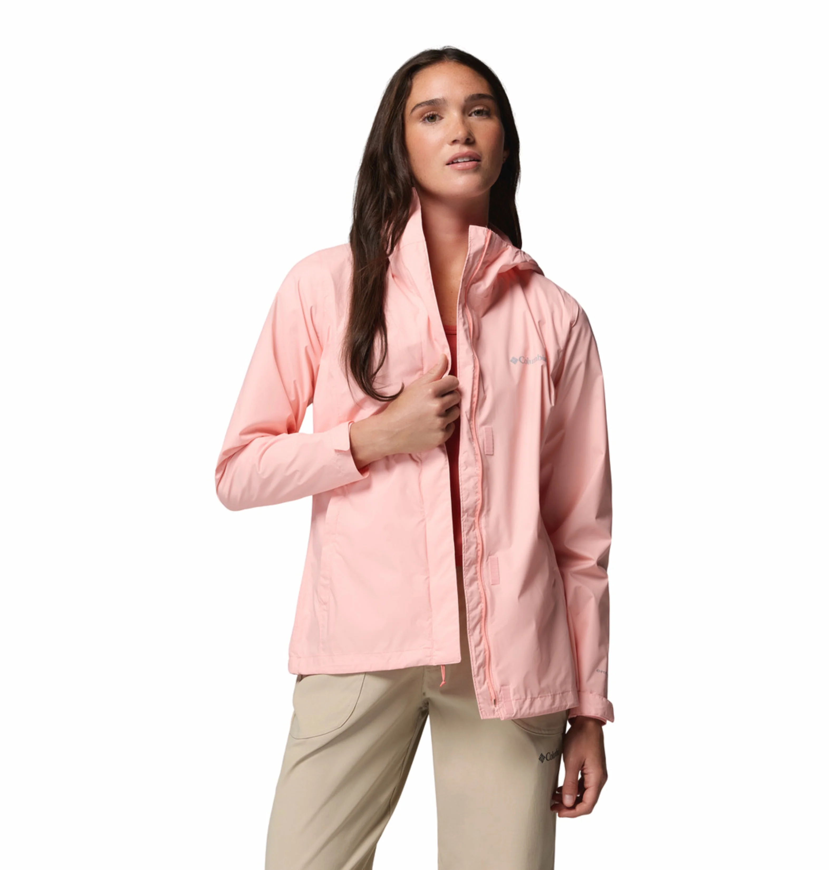 Columbia Women Pink Omni-Tech Arcadia II Rain Jacket - Image 7