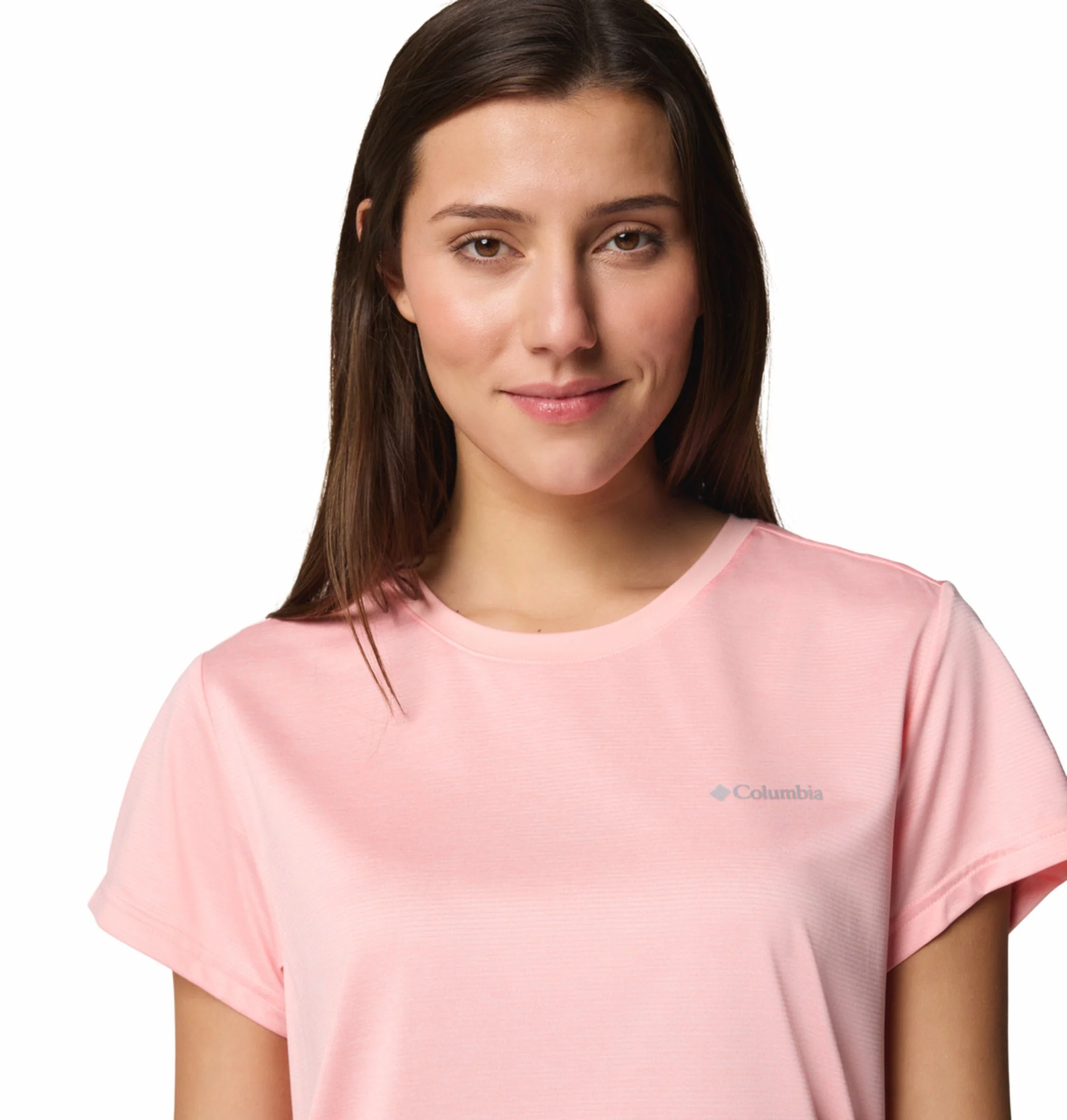 Columbia Women Pink Omni-Wick BlueVista Hill Tshirt - Image 6